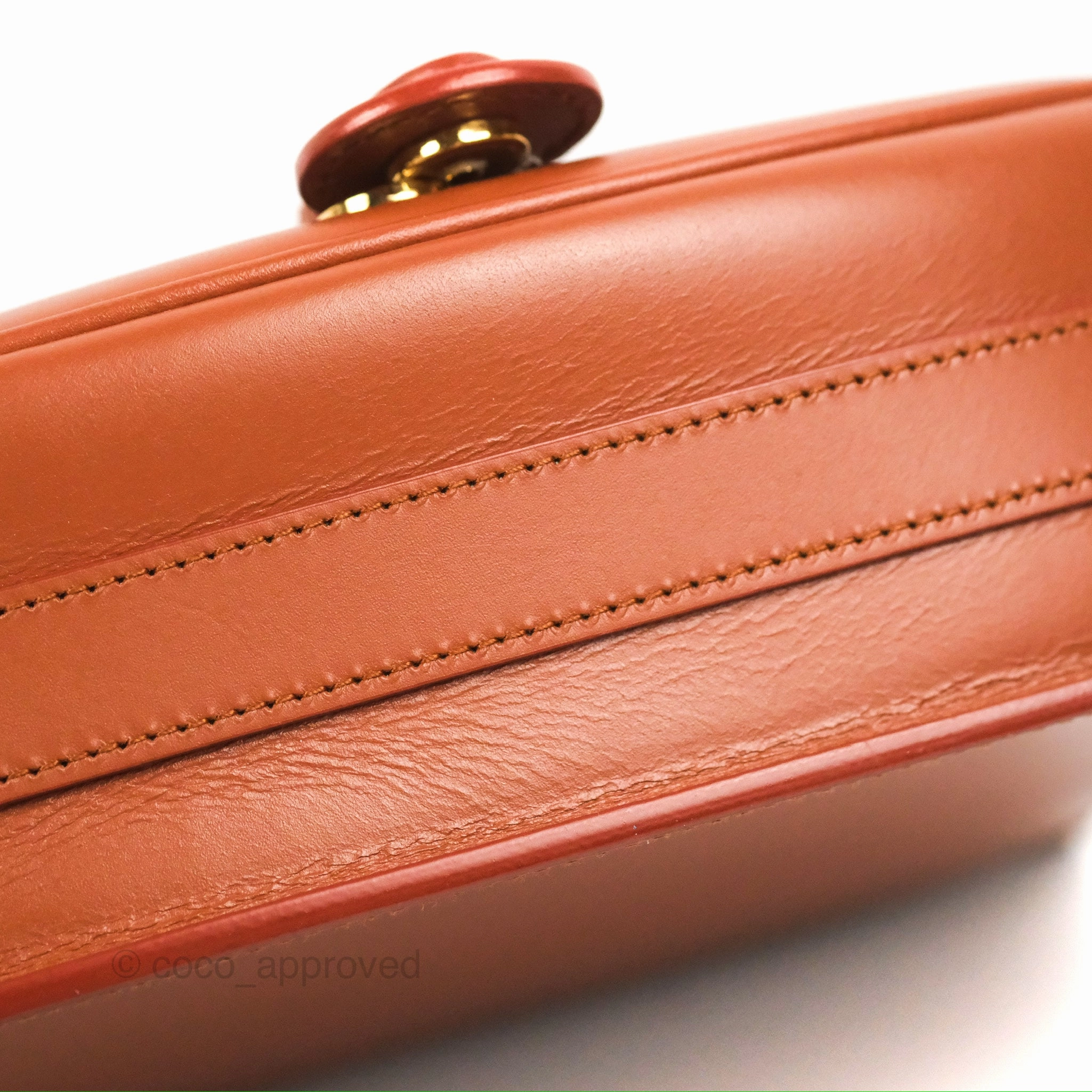 Christian Dior Medium Bobby Flap Camel Box Calfskin