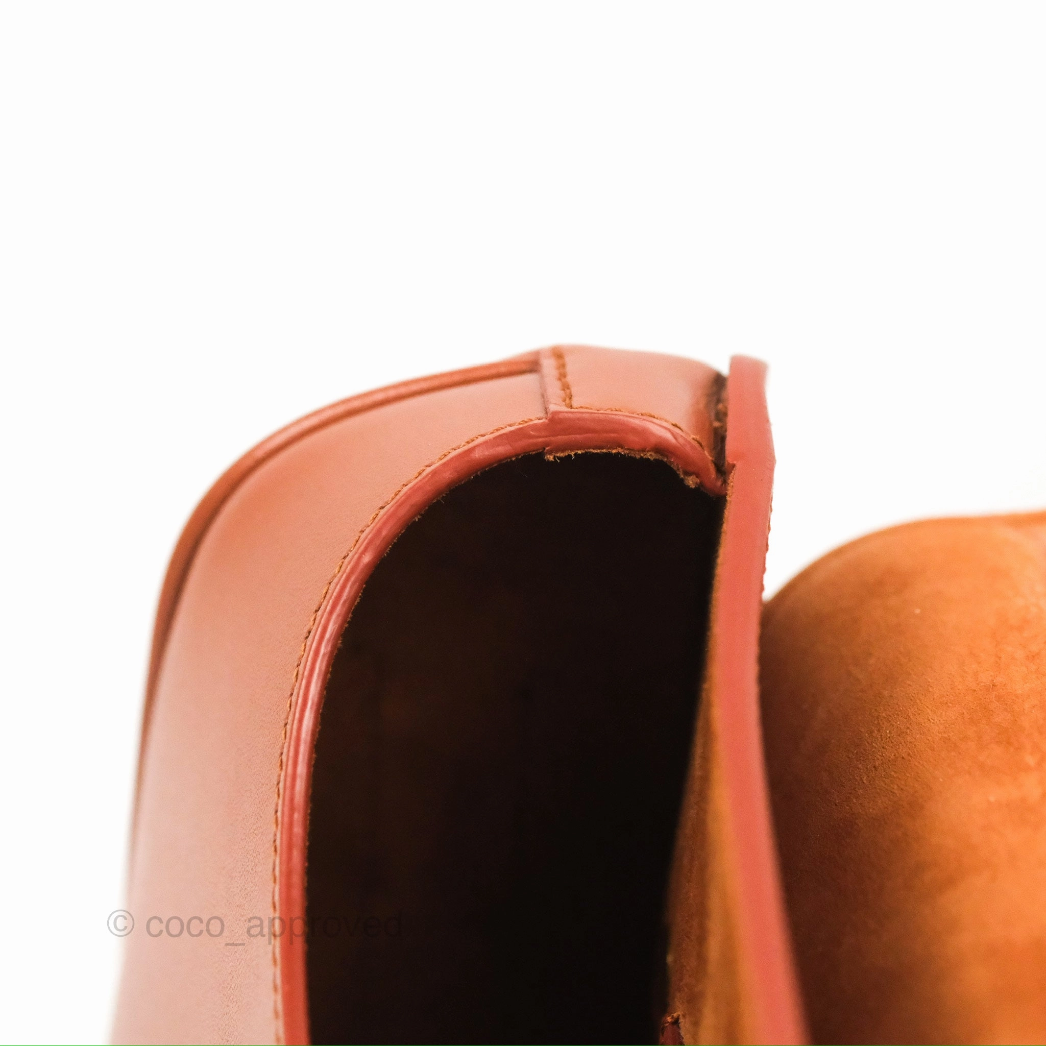 Christian Dior Medium Bobby Flap Camel Box Calfskin