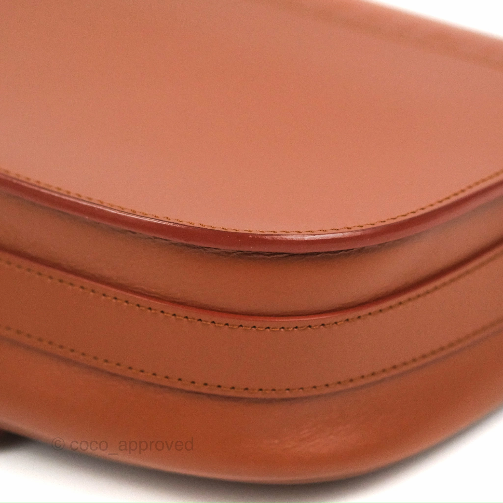 Christian Dior Medium Bobby Flap Camel Box Calfskin