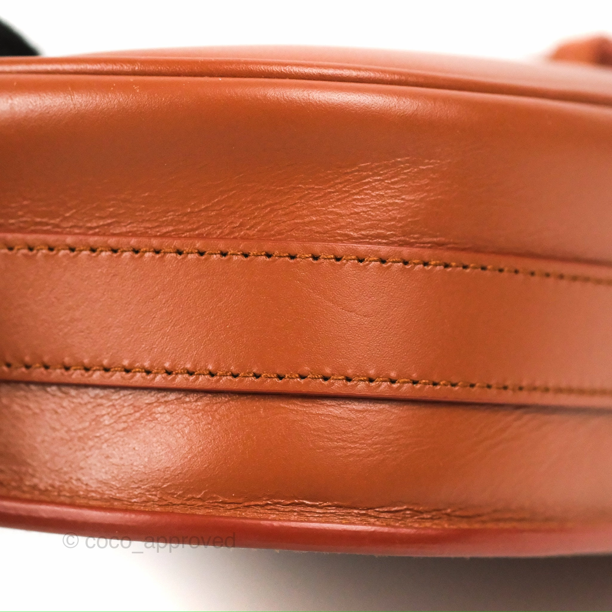 Christian Dior Medium Bobby Flap Camel Box Calfskin