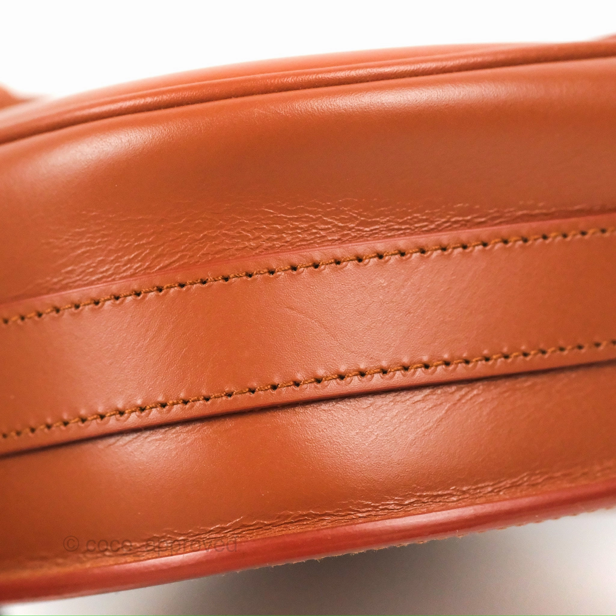 Christian Dior Medium Bobby Flap Camel Box Calfskin