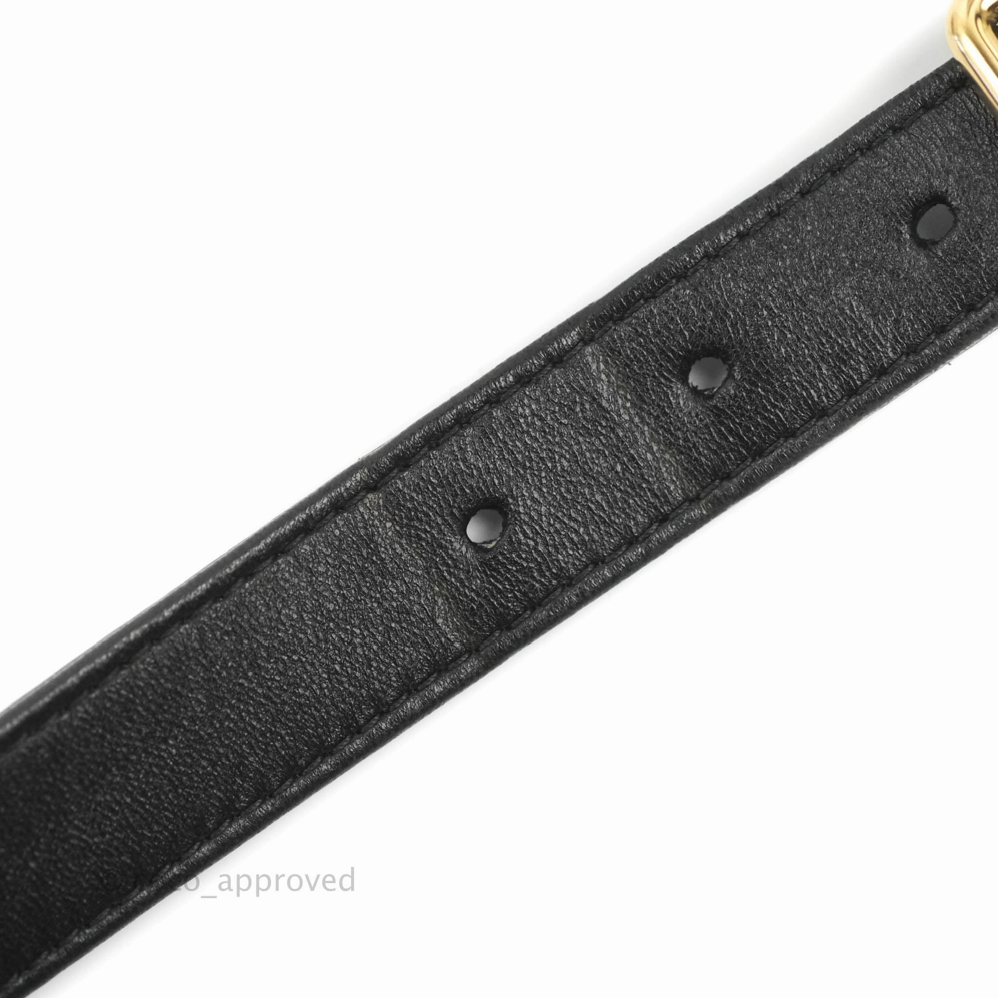 Christian Dior Medium Lady Dior Black Lambskin Gold Hardware