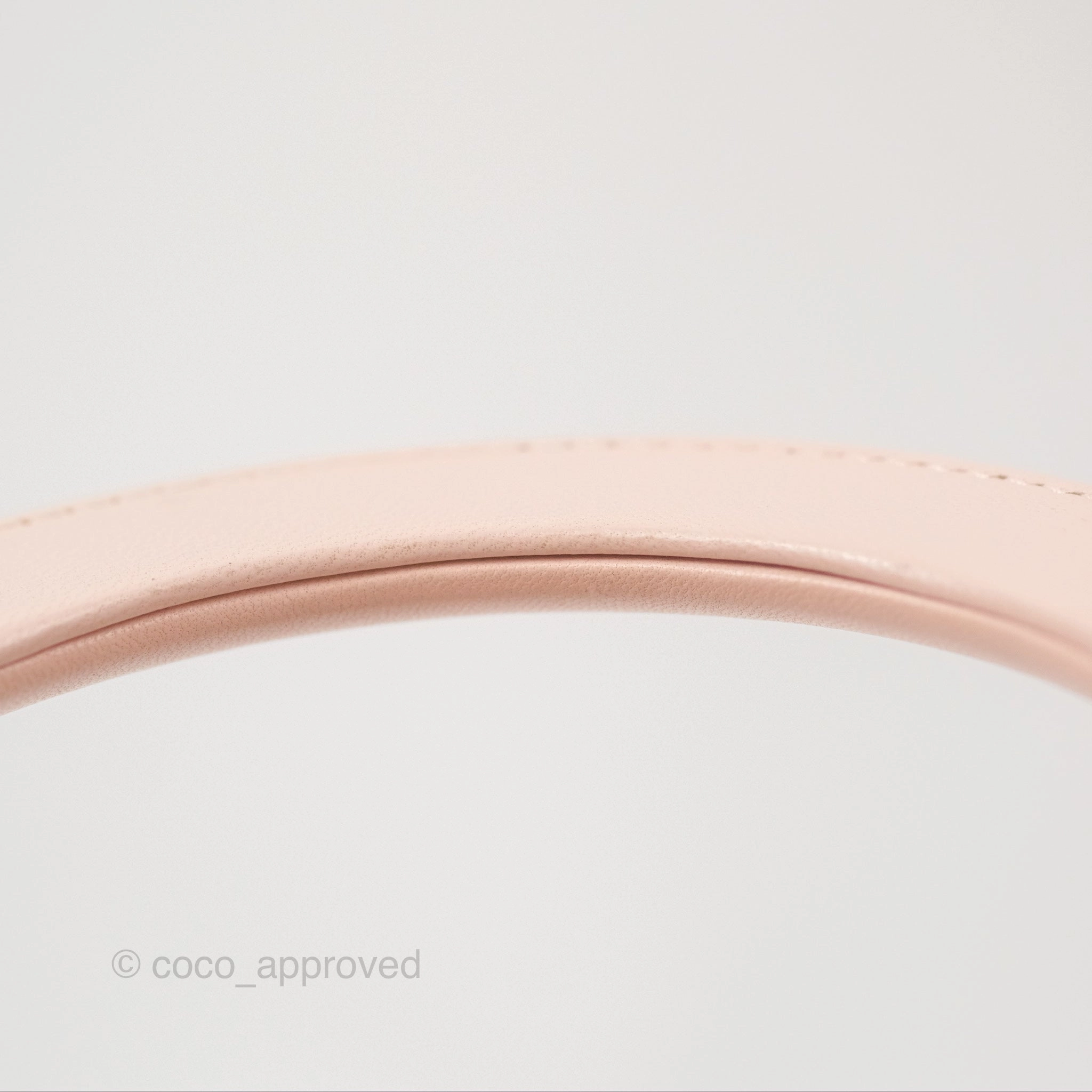 Christian Dior Medium Lady Dior Cannage Light Pink Lambskin Gold Hardware