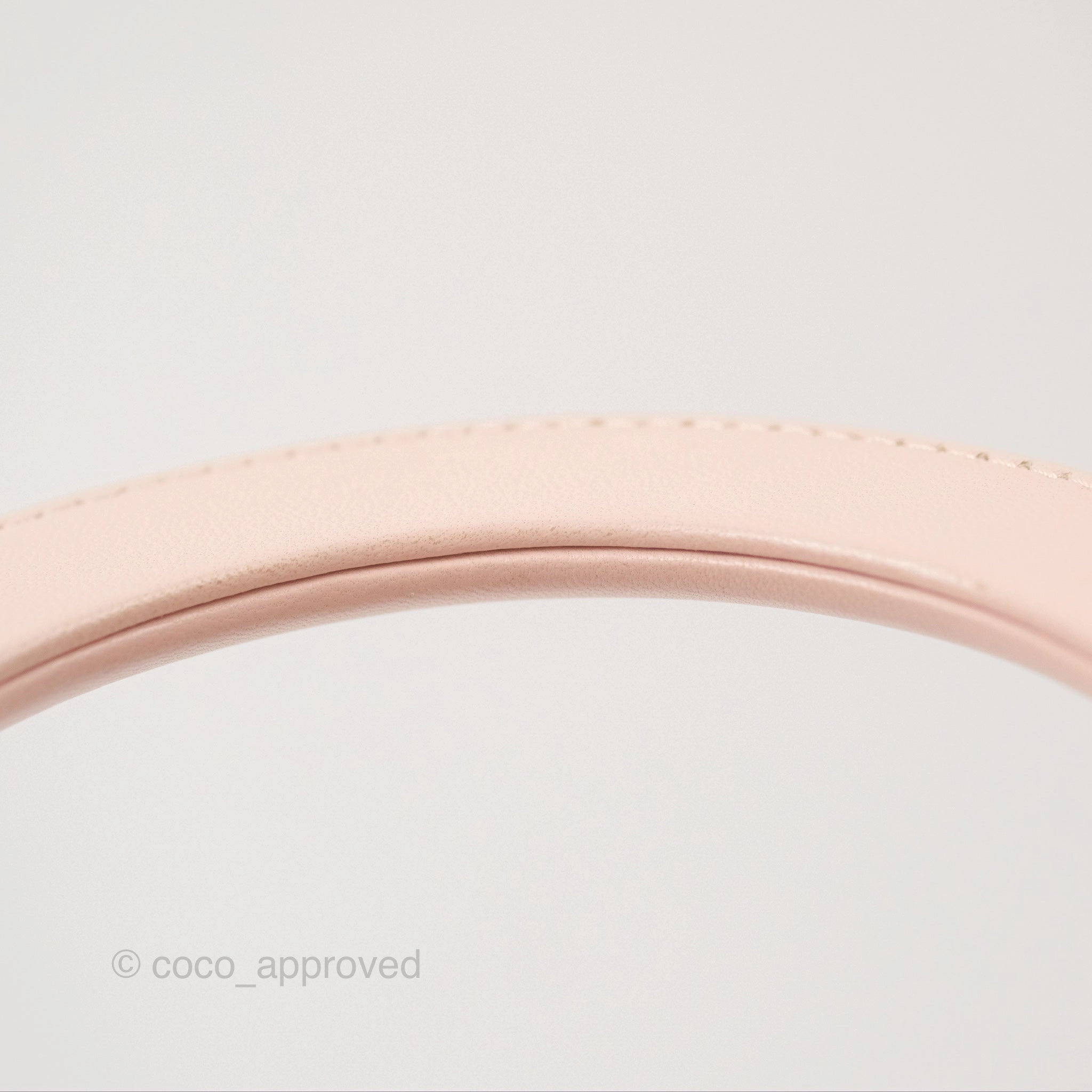 Christian Dior Medium Lady Dior Cannage Light Pink Lambskin Gold Hardware