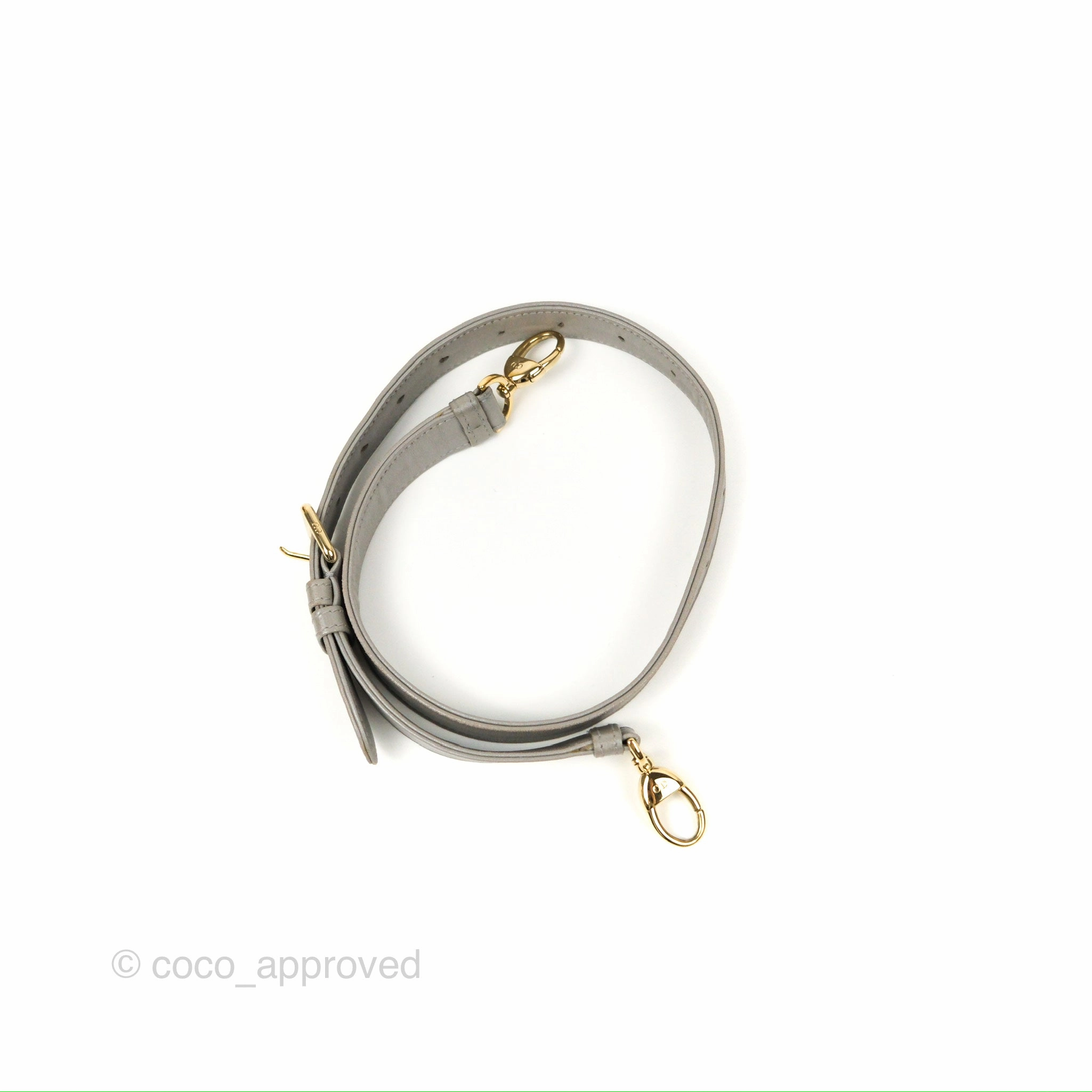 Christian Dior Medium Lady Dior Grey Lambskin Gold Hardware Fox Charm