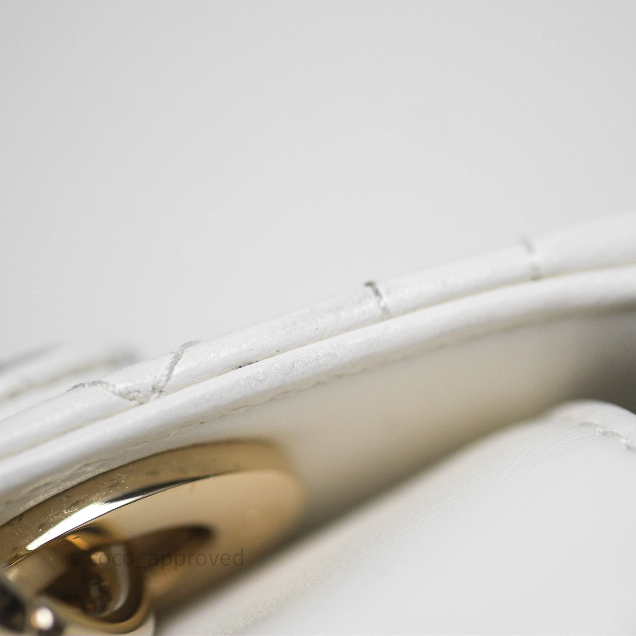 Christian Dior Micro Lady D-Joy Bag Latte Lambskin Cannage Gold Hardware