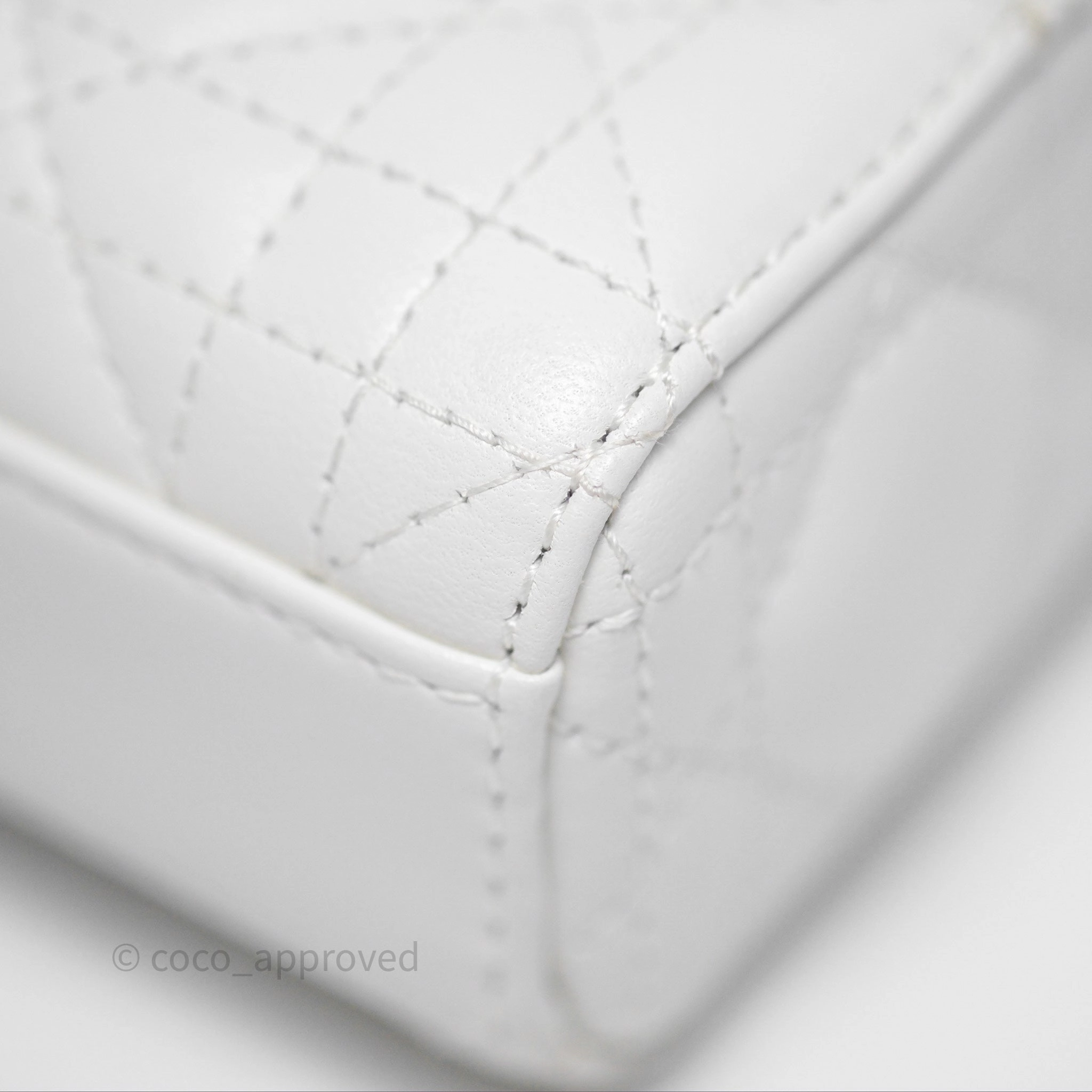 Christian Dior Micro Lady D-Joy Bag Latte Lambskin Cannage Gold Hardware