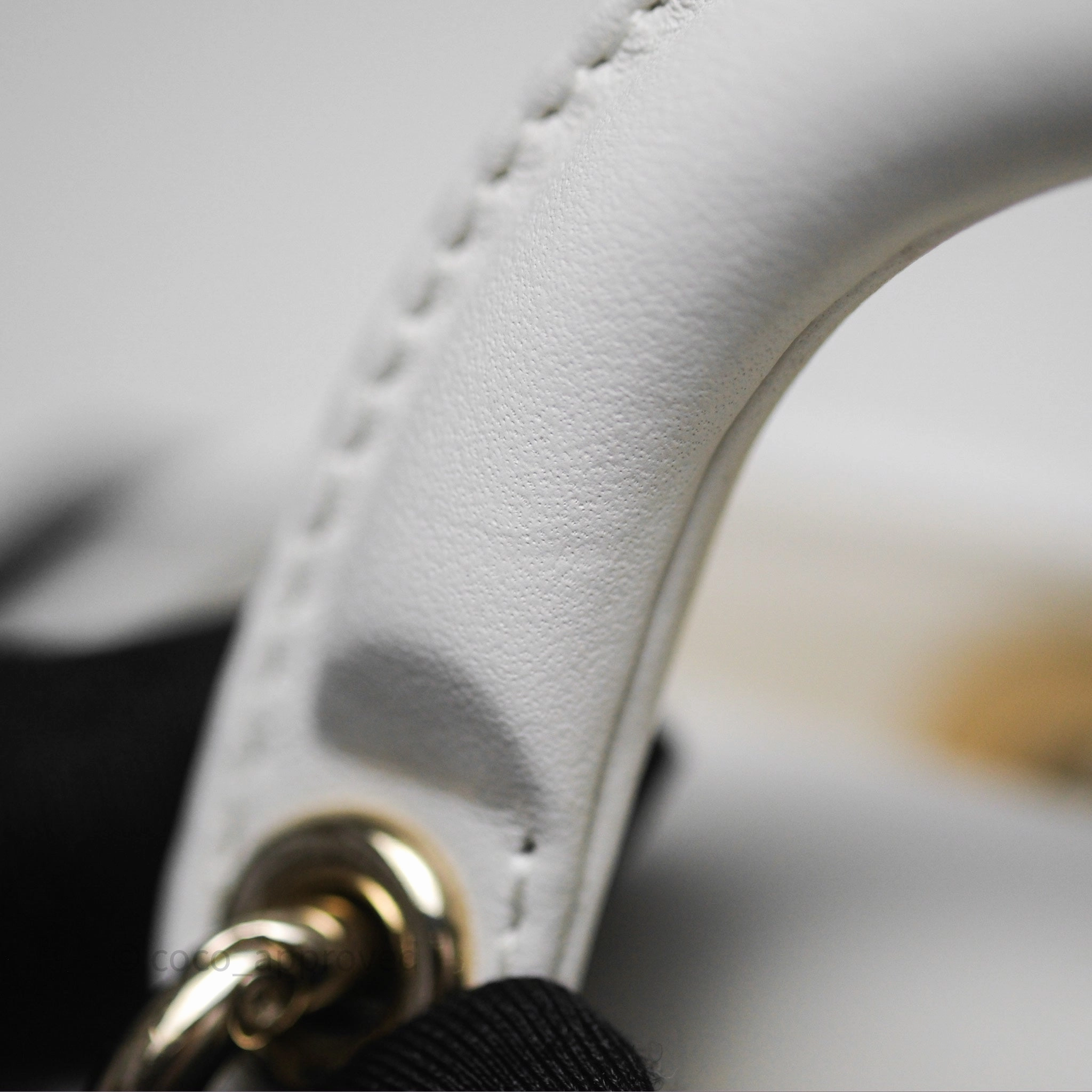 Christian Dior Micro Lady D-Joy Bag Latte Lambskin Cannage Gold Hardware