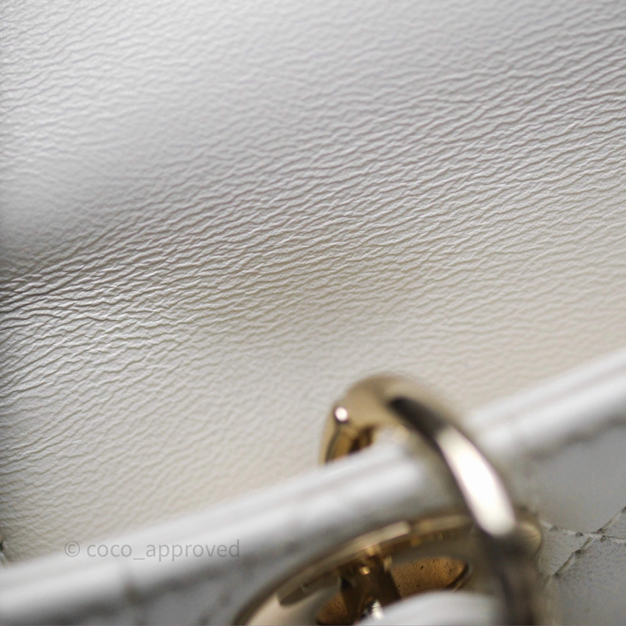 Christian Dior Micro Lady D-Joy Bag Latte Lambskin Cannage Gold Hardware