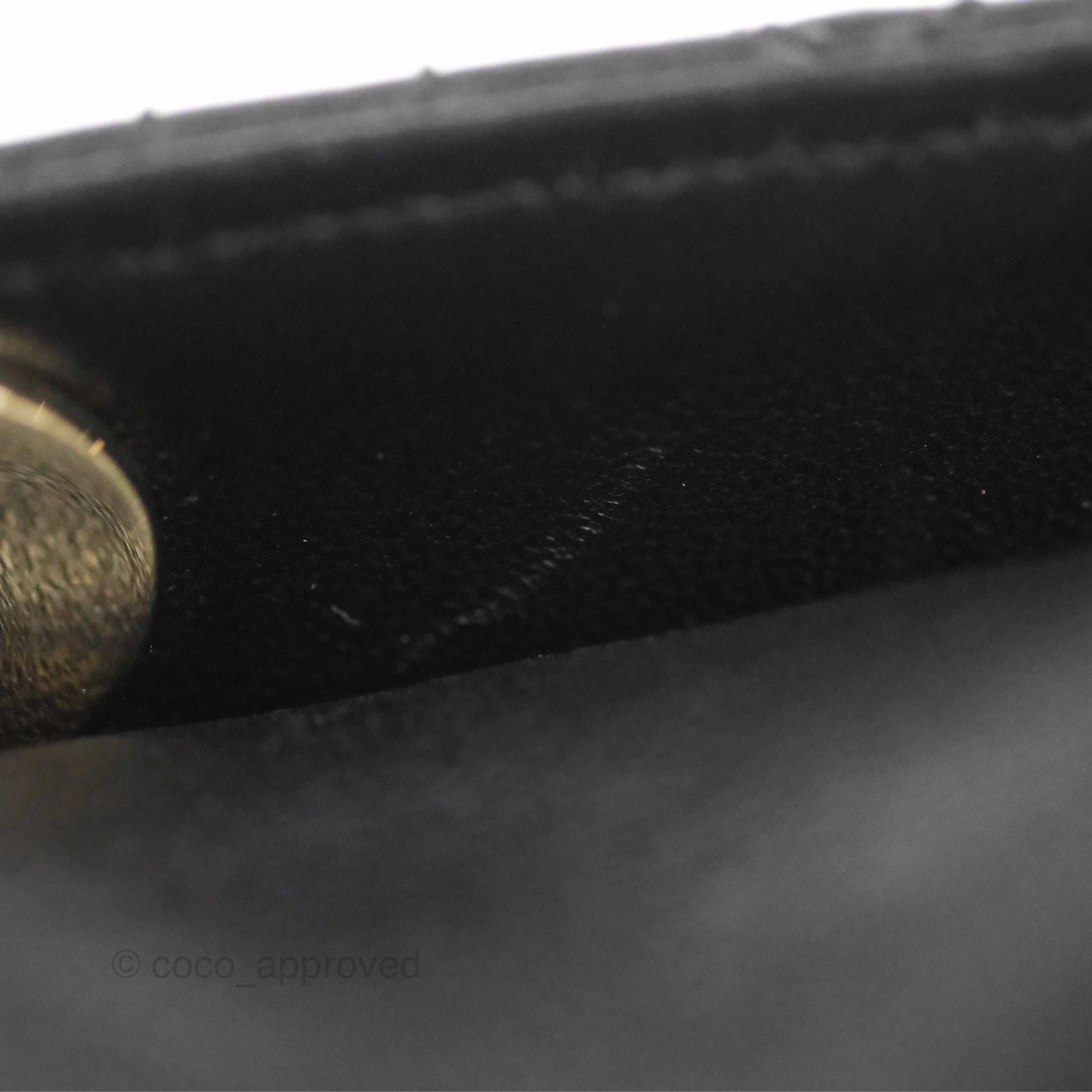 Christian Dior Micro Lady Dior Cannage Black Lambskin Gold Hardware
