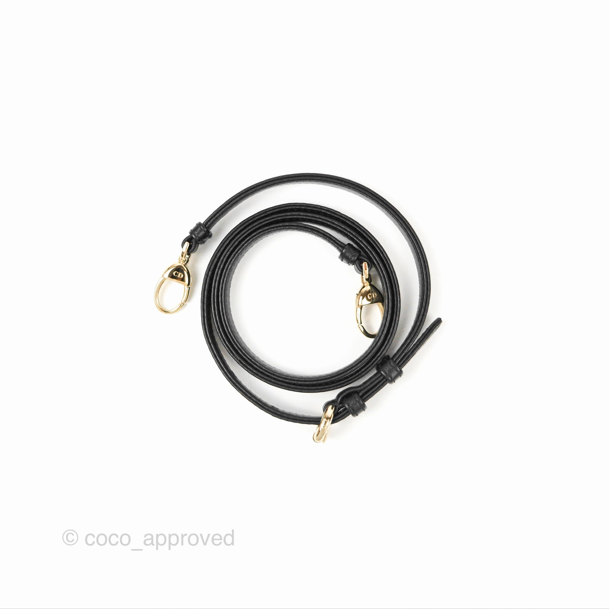 Christian Dior Micro Lady Dior Cannage Black Lambskin Gold Hardware