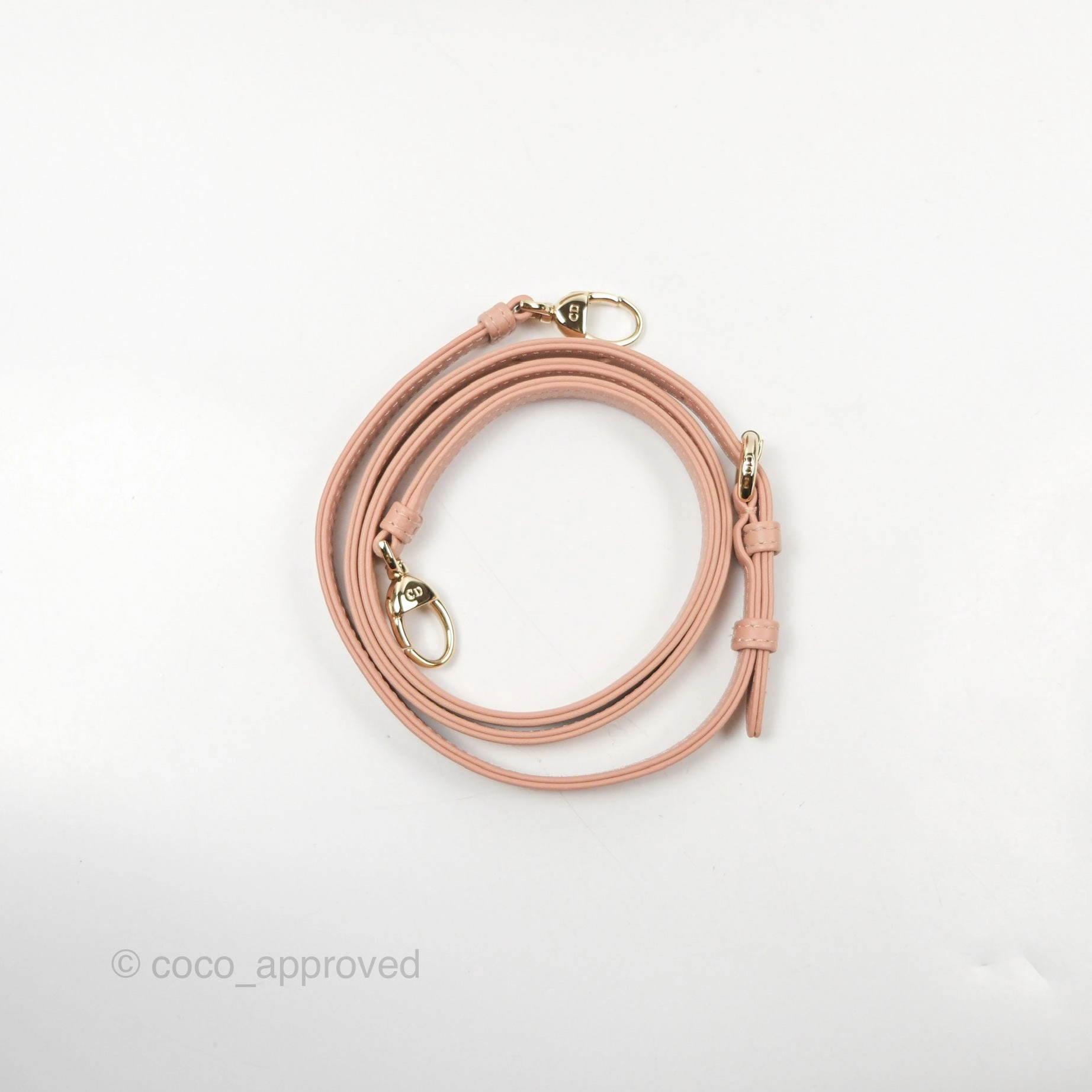 Christian Dior Micro Lady Dior Cannage Rose Des Vents Cannage Lambskin Gold Hardware