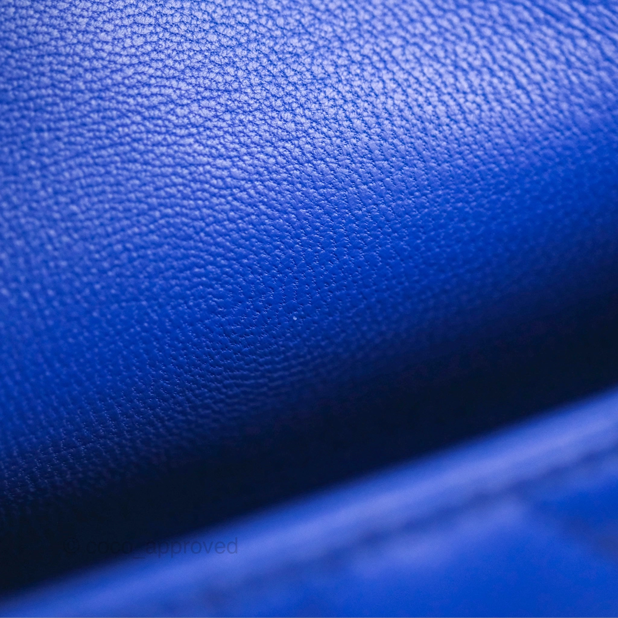 Christian Dior Mini Lady Dior Bag Cannage Lambskin Royal Blue Silver Hardware