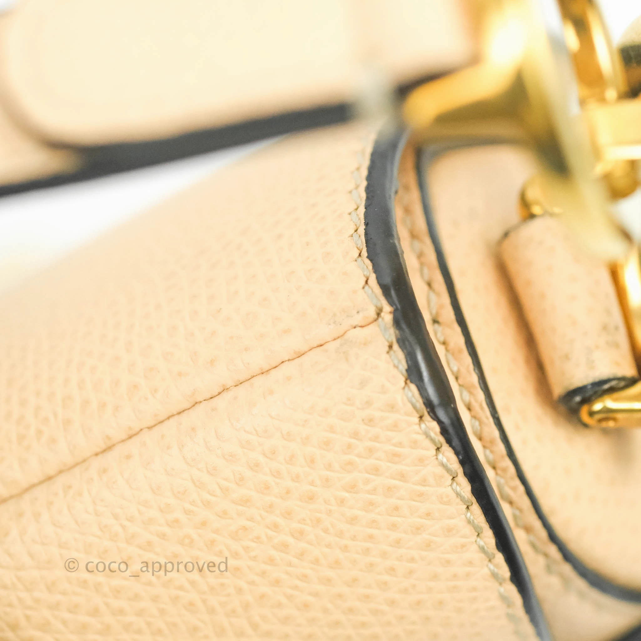 Christian Dior Mini Saddle Bag Beige Grained Calfskin Gold Hardware With Strap