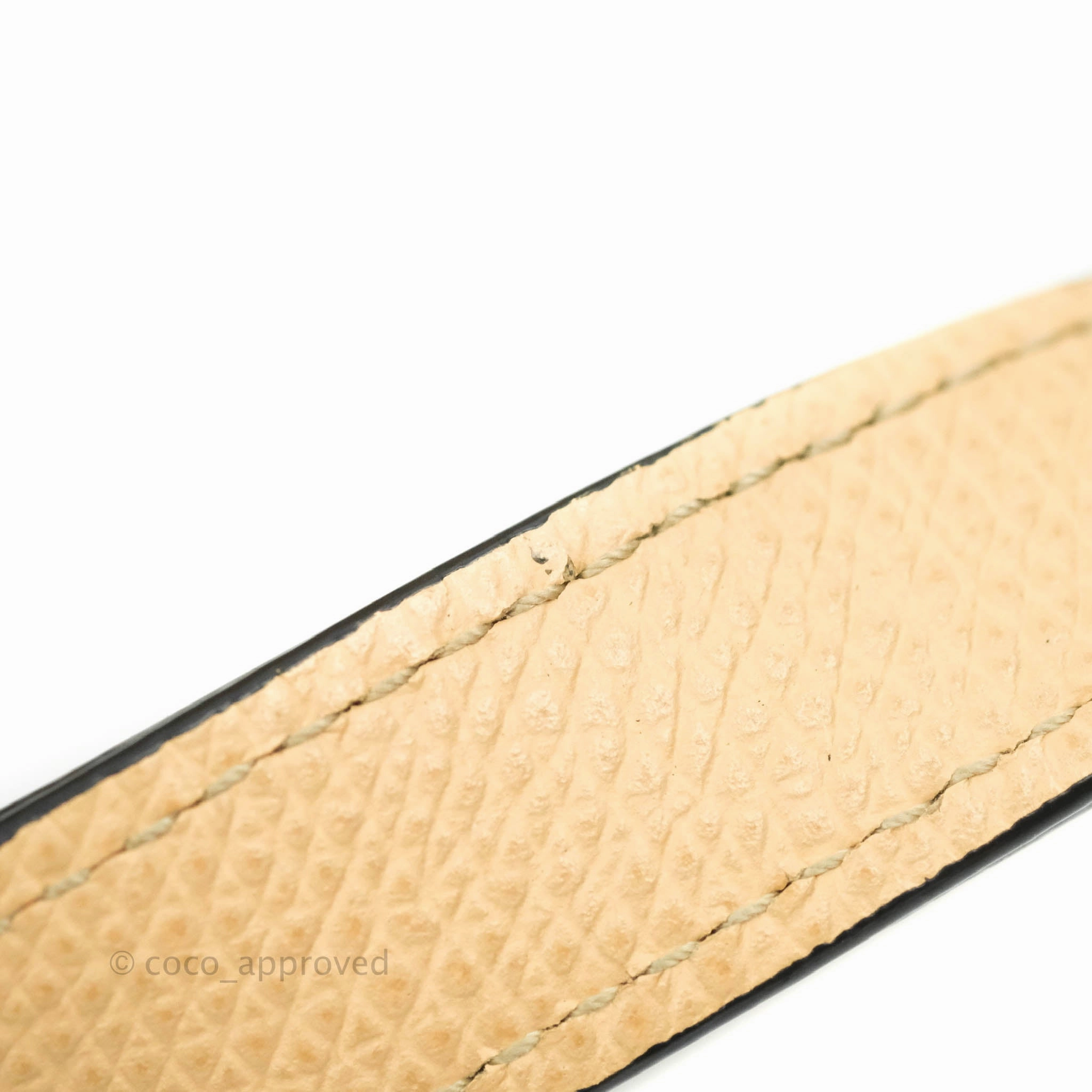 Christian Dior Mini Saddle Bag Beige Grained Calfskin Gold Hardware With Strap
