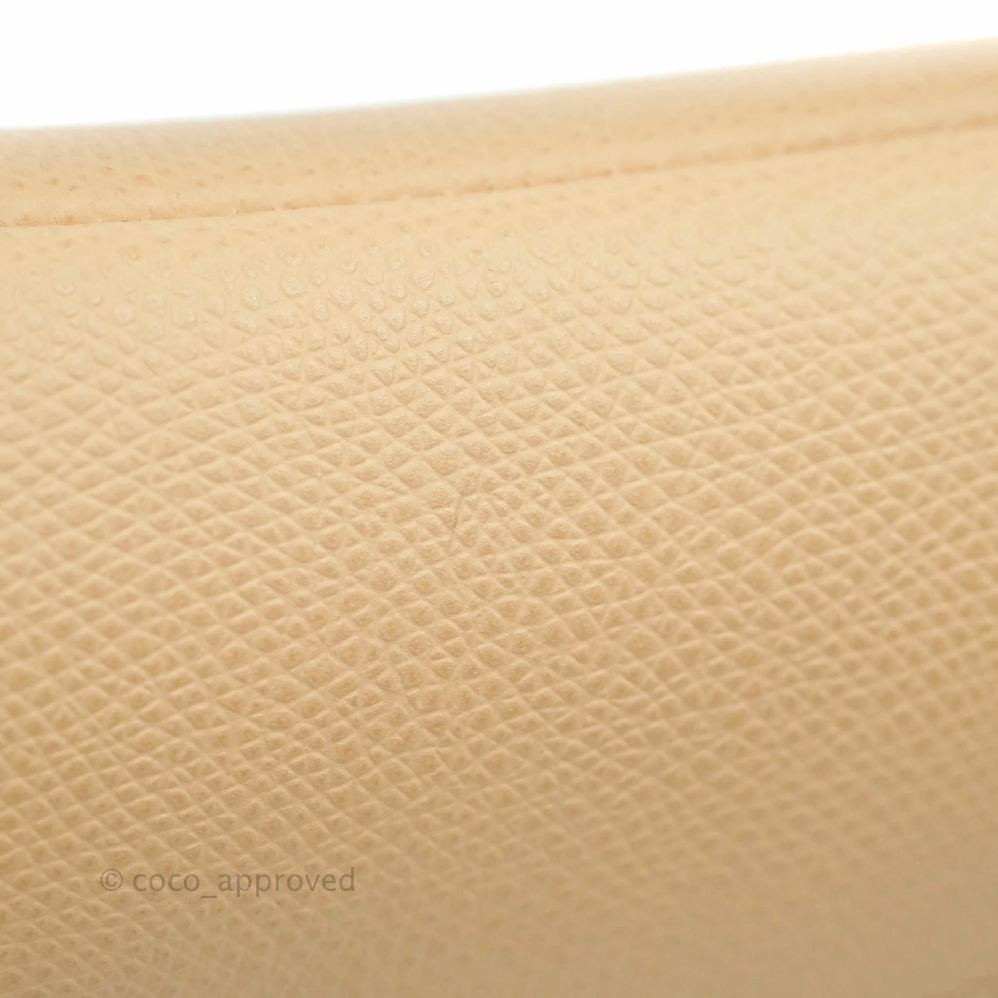 Christian Dior Mini Saddle Bag Beige Grained Calfskin Gold Hardware With Strap