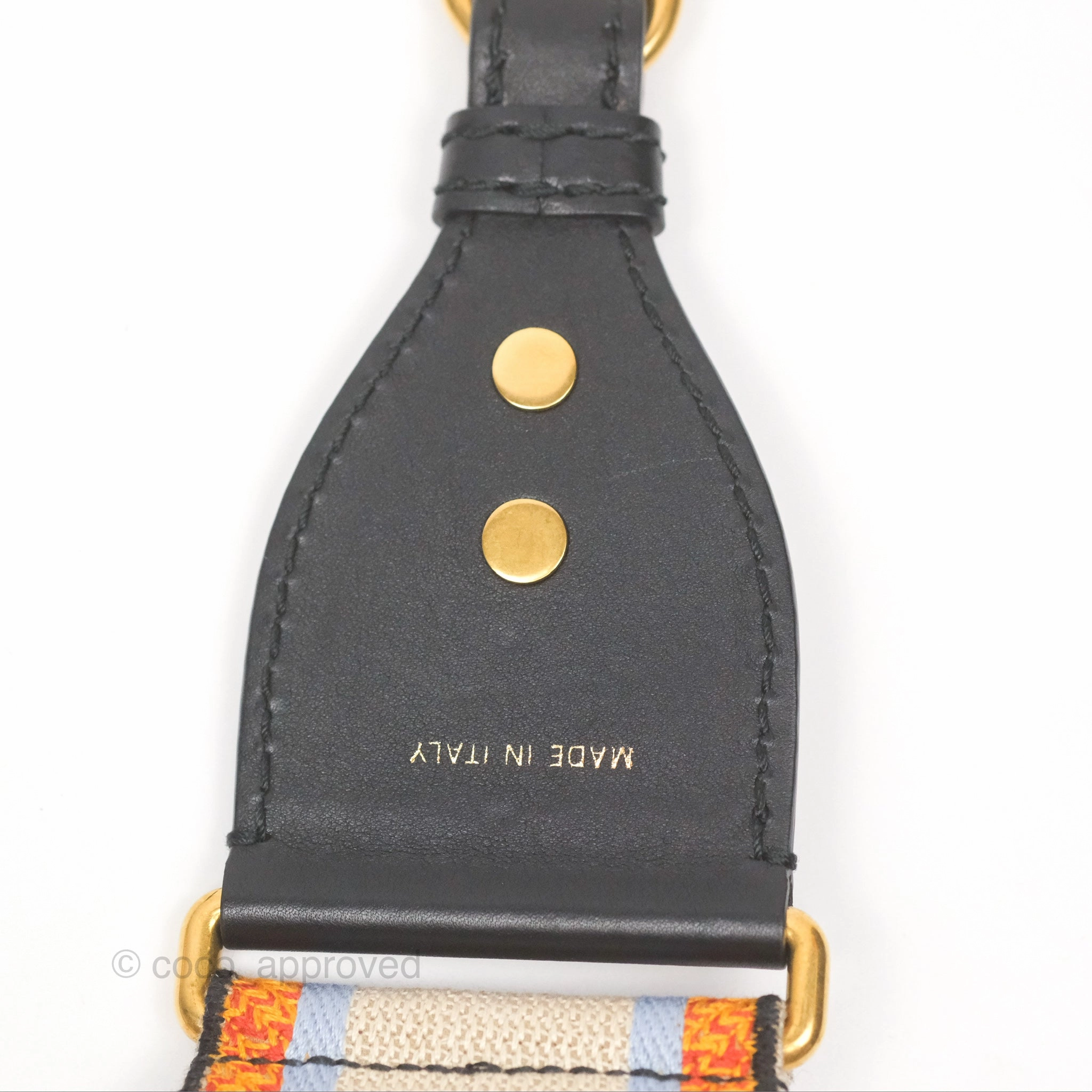 Christian Dior Mini Saddle Bag Cloud Blue Grained Calfskin Gold Hardware