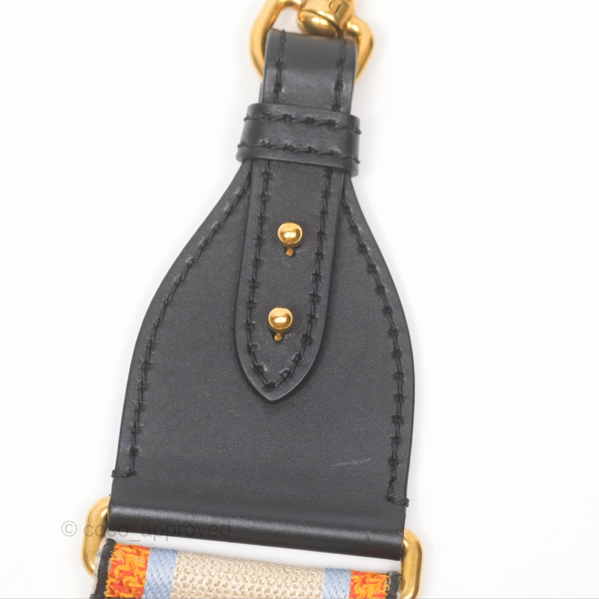 Christian Dior Mini Saddle Bag Cloud Blue Grained Calfskin Gold Hardware
