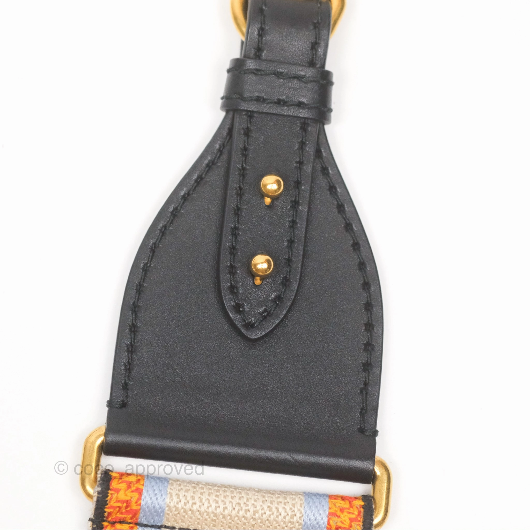 Christian Dior Mini Saddle Bag Cloud Blue Grained Calfskin Gold Hardware