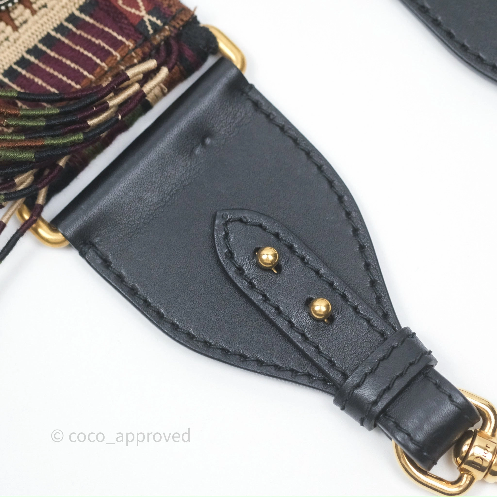Christian Dior Mini Saddle Bag Rose Taupe Grained Calfskin Gold Hardware