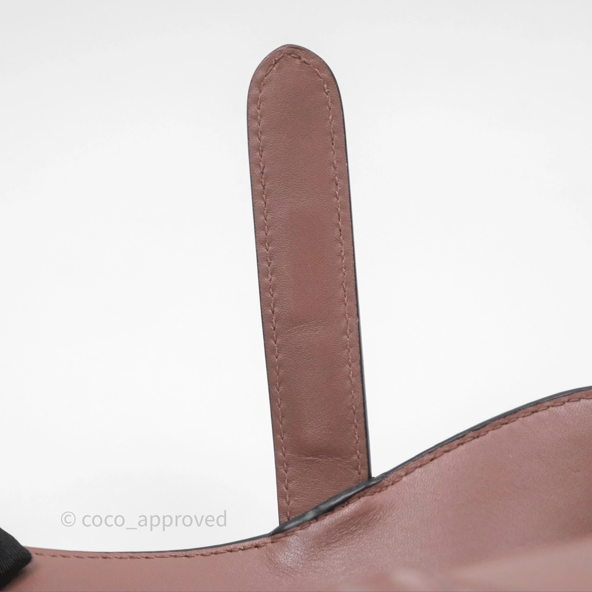Christian Dior Mini Saddle Bag Rose Taupe Grained Calfskin Gold Hardware