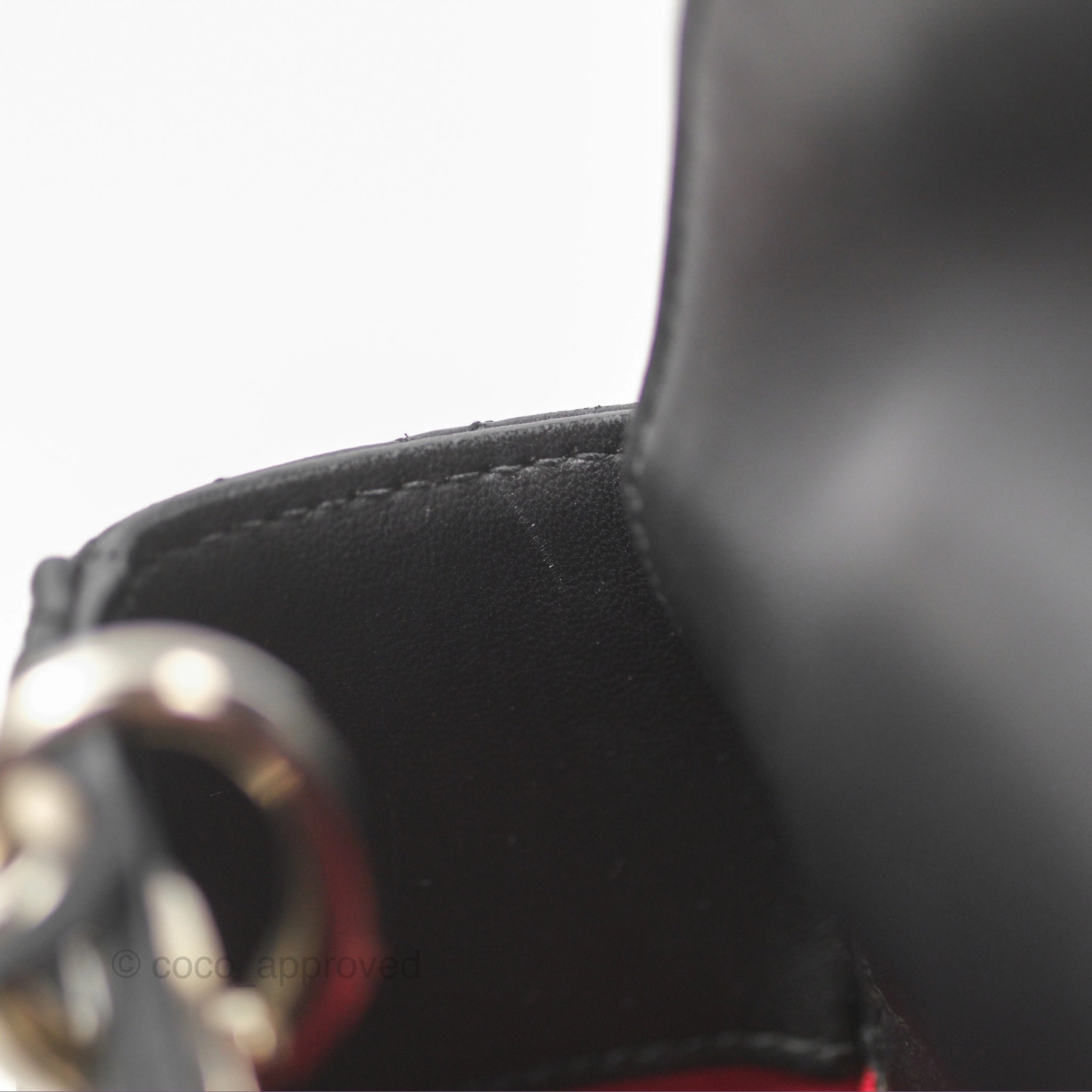 Christian Dior My ABCDior Lady Dior Bag Cannage Lambskin Black Gold Hardware