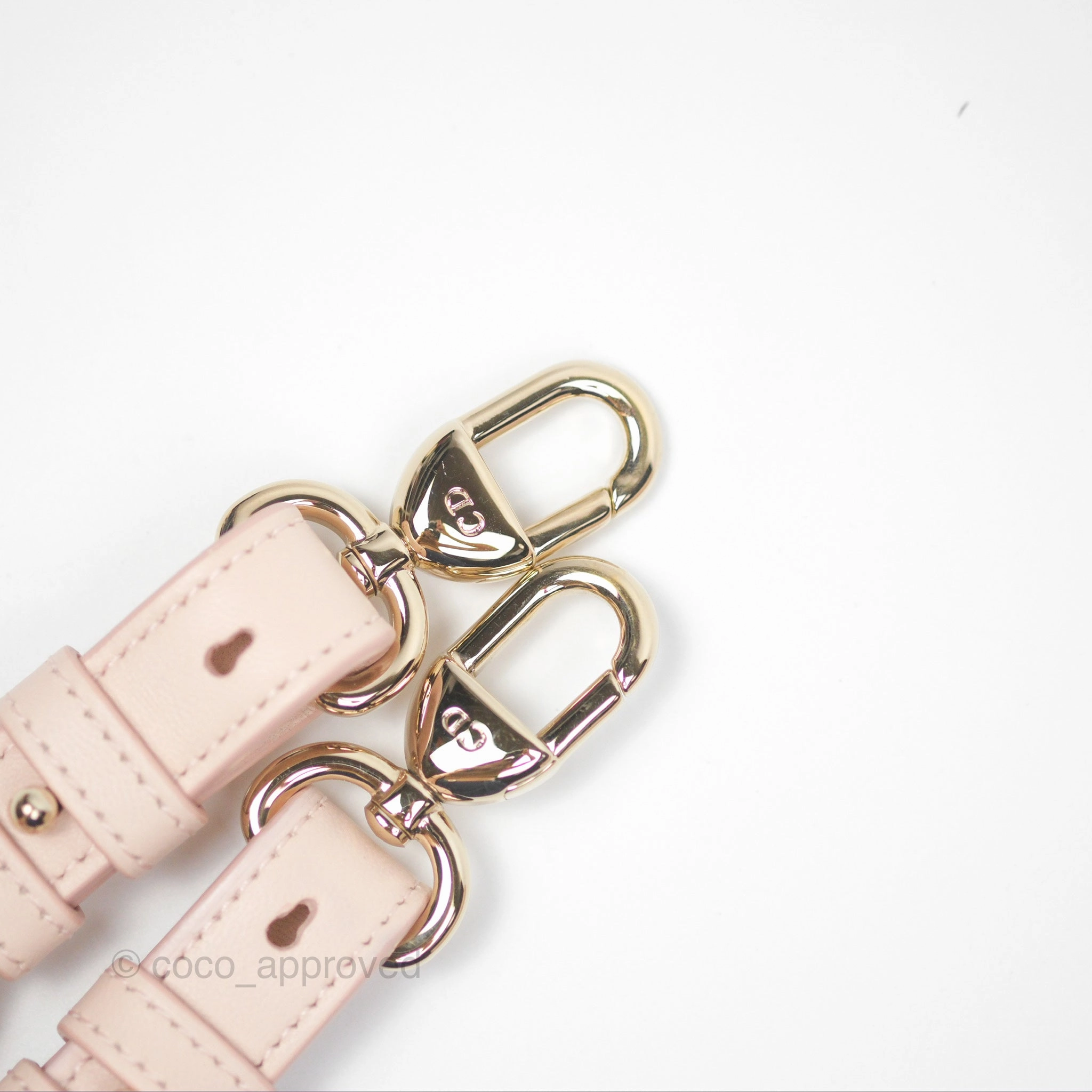 Christian Dior My ABCDior Lady Dior Pale Pink Cannage Lambskin Gold Hardware