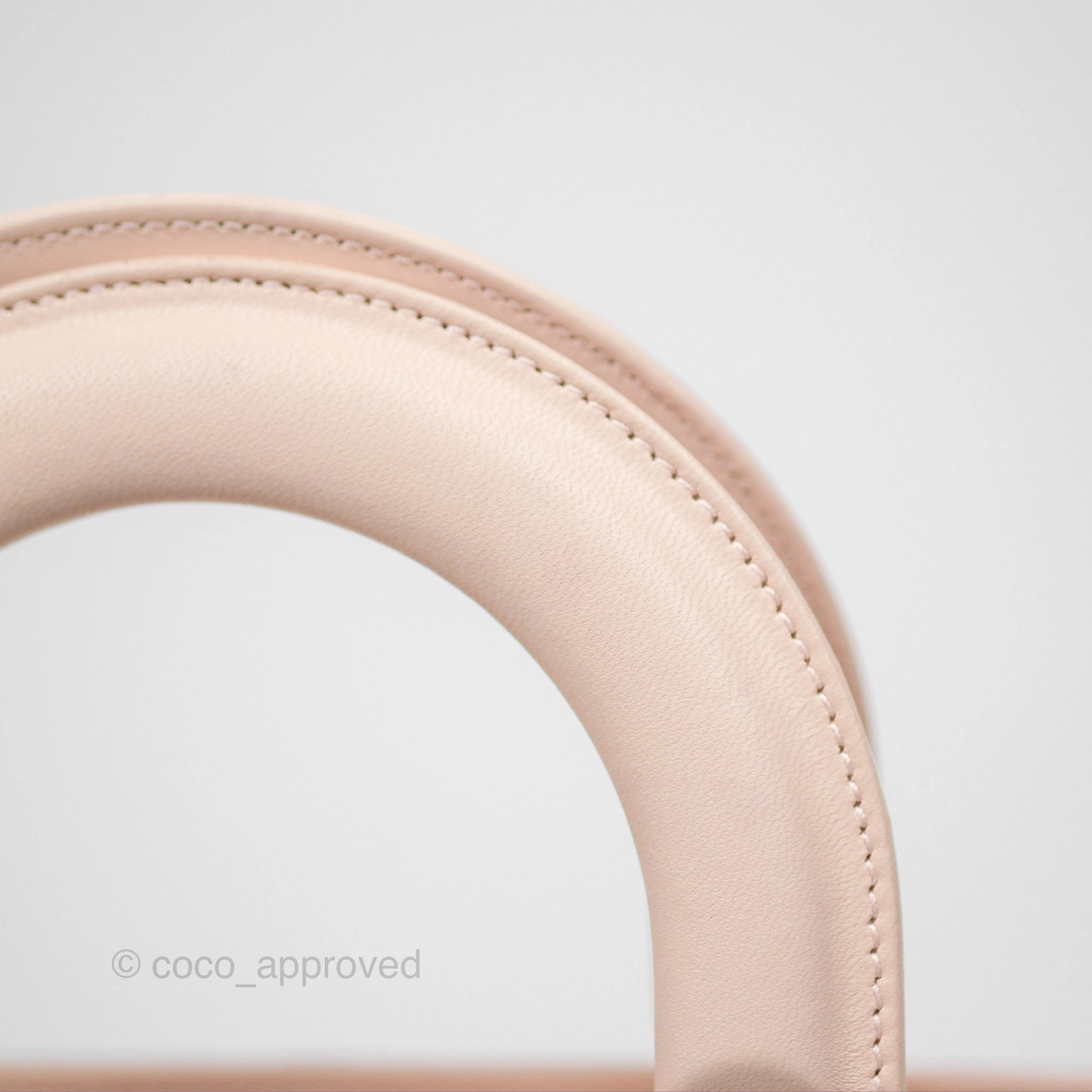 Christian Dior My ABCDior Lady Dior Pale Pink Cannage Lambskin Gold Hardware