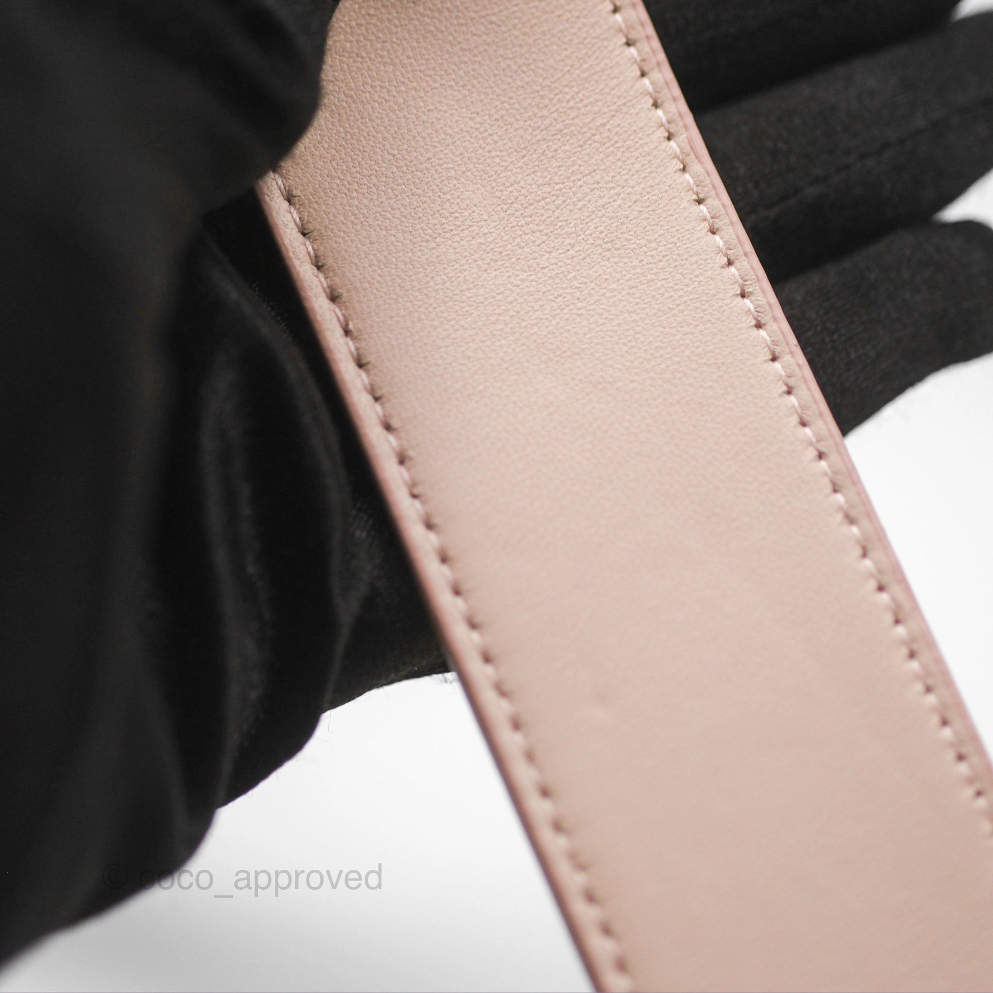 Christian Dior My ABCDior Lady Dior Pale Pink Cannage Lambskin Gold Hardware