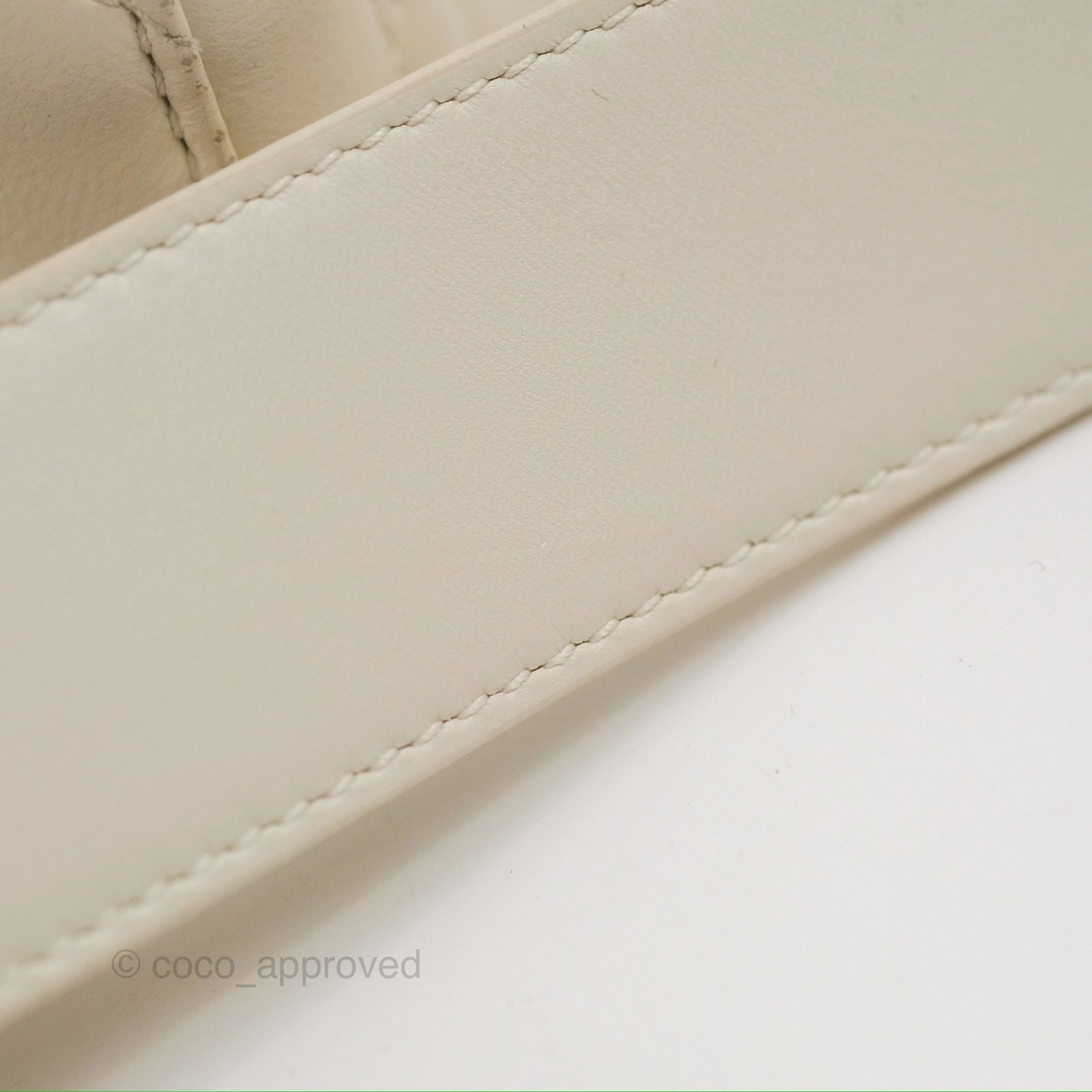 Christian Dior My ABCDior Lady Dior White Cannage Lambskin Gold Hardware