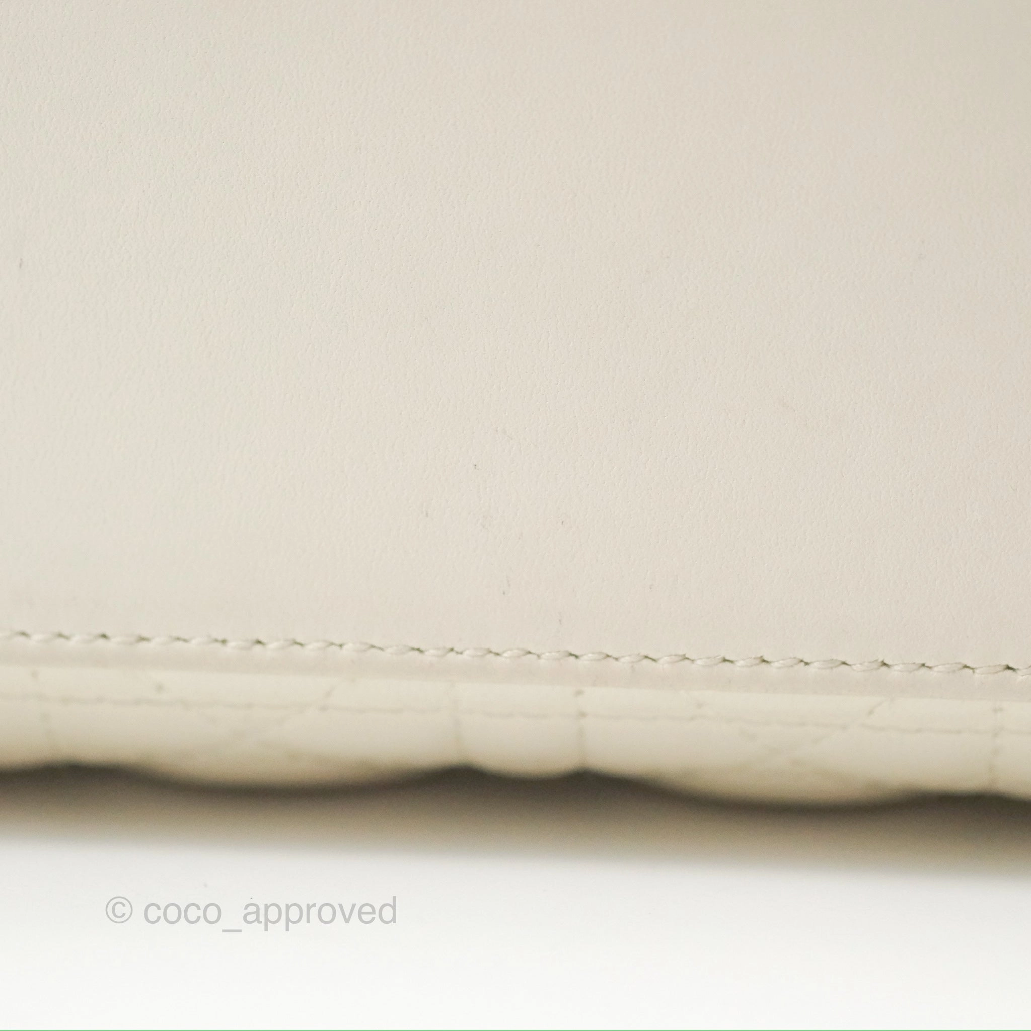 Christian Dior My ABCDior Lady Dior White Cannage Lambskin Gold Hardware