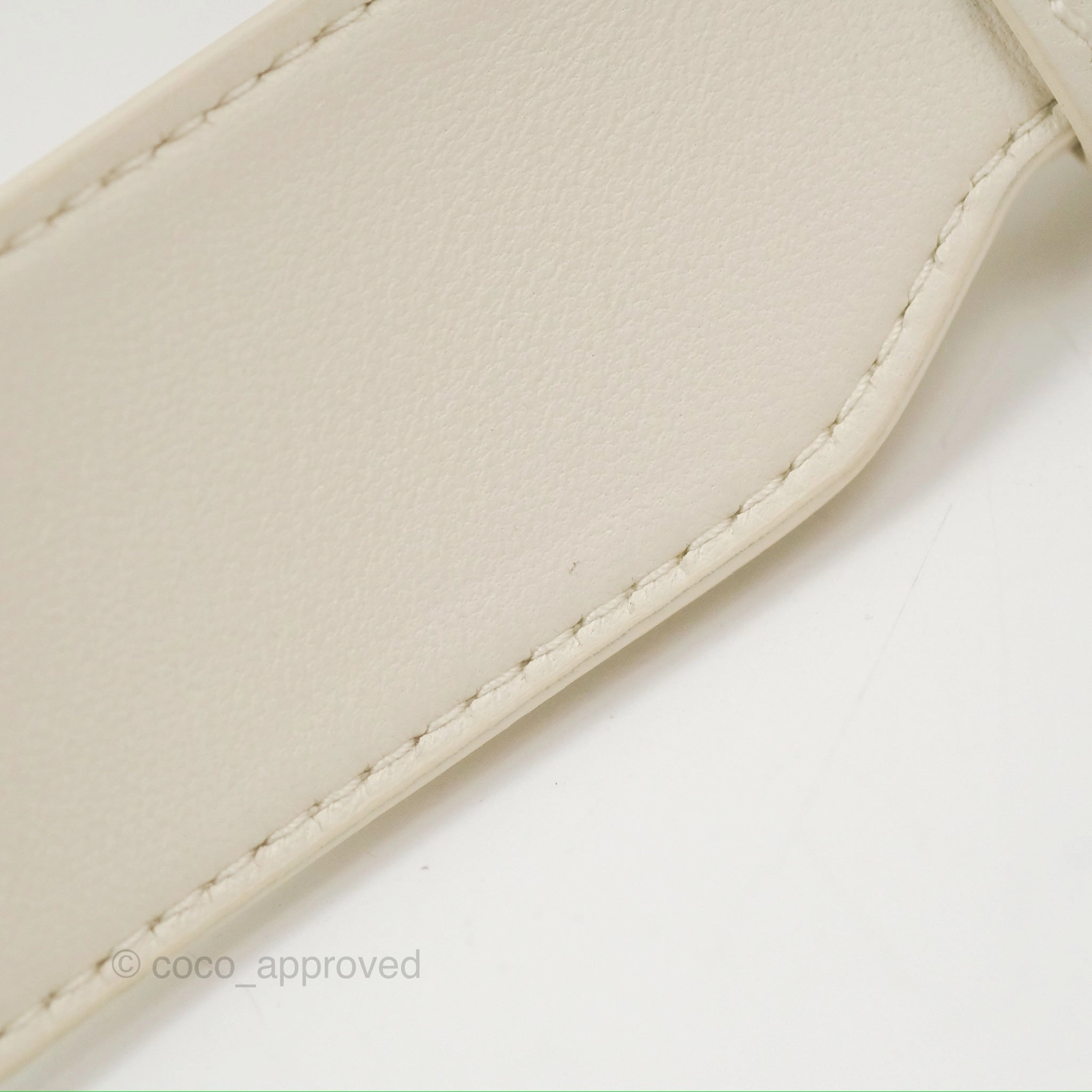 Christian Dior My ABCDior Lady Dior White Cannage Lambskin Gold Hardware