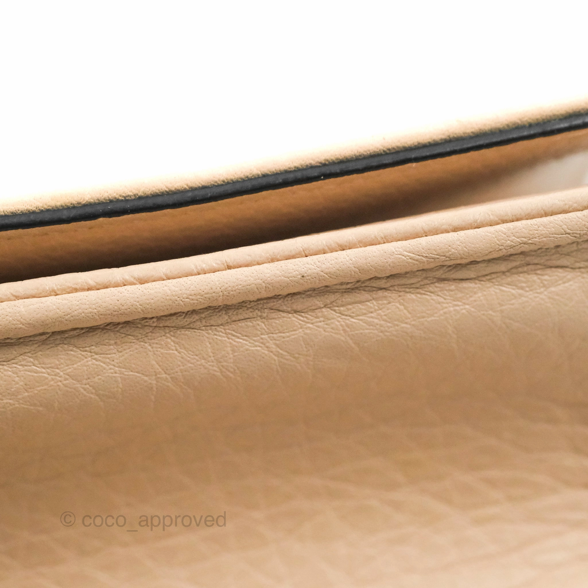 Christian Dior Small Diorama Calfskin Flap Bag Nude Pink Gold Hardware