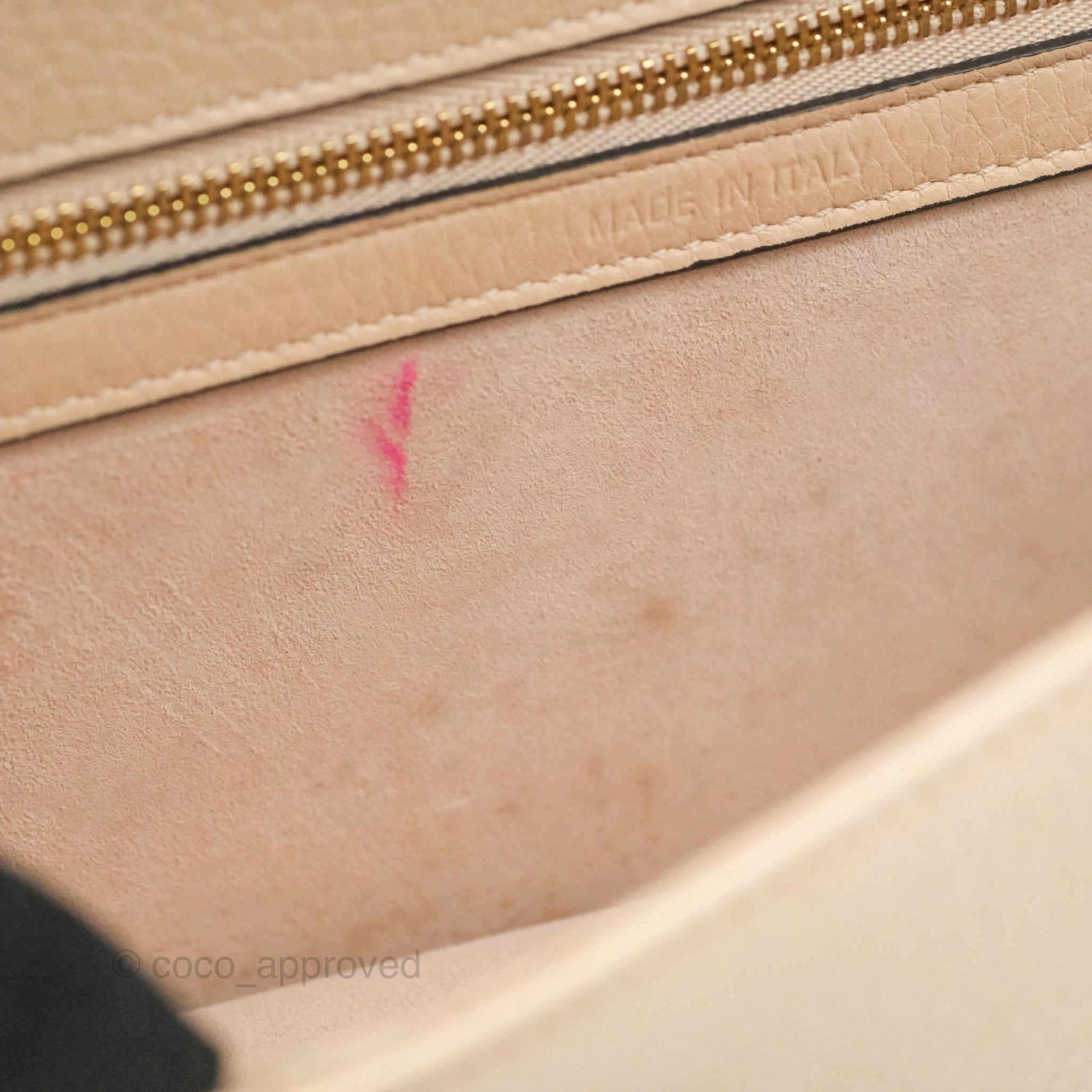 Christian Dior Small Diorama Calfskin Flap Bag Nude Pink Gold Hardware