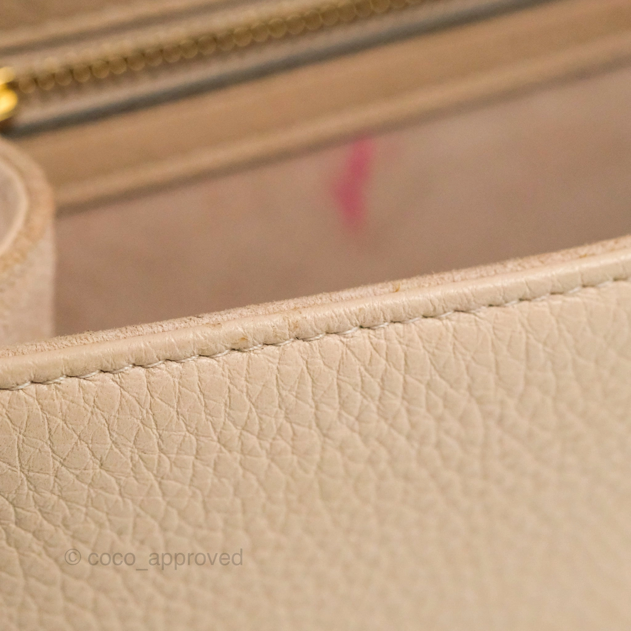 Christian Dior Small Diorama Calfskin Flap Bag Nude Pink Gold Hardware