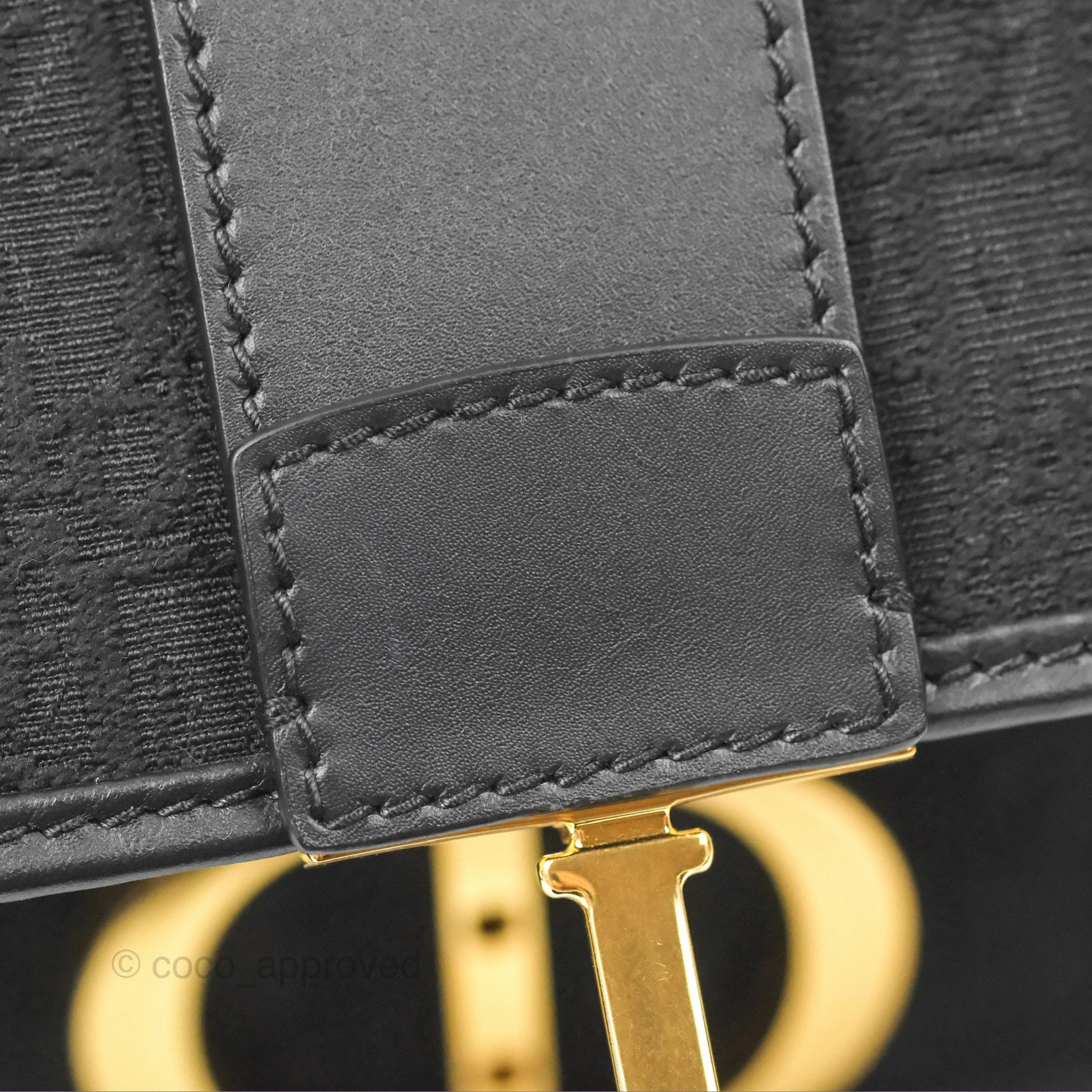 Dior 30 Montaigne Bag Black Dior Oblique Jacquard