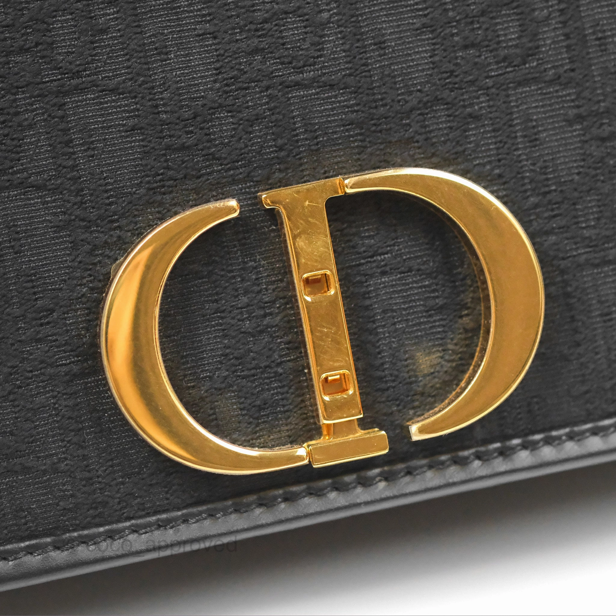 Dior 30 Montaigne Bag Black Dior Oblique Jacquard