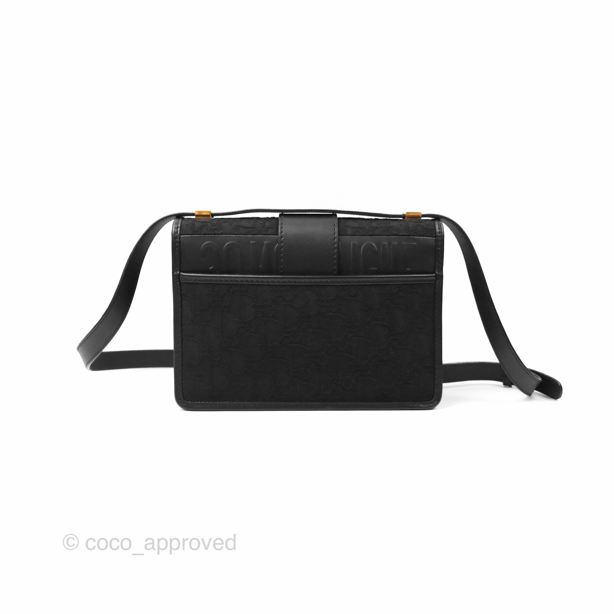 Dior 30 Montaigne Bag Black Dior Oblique Jacquard