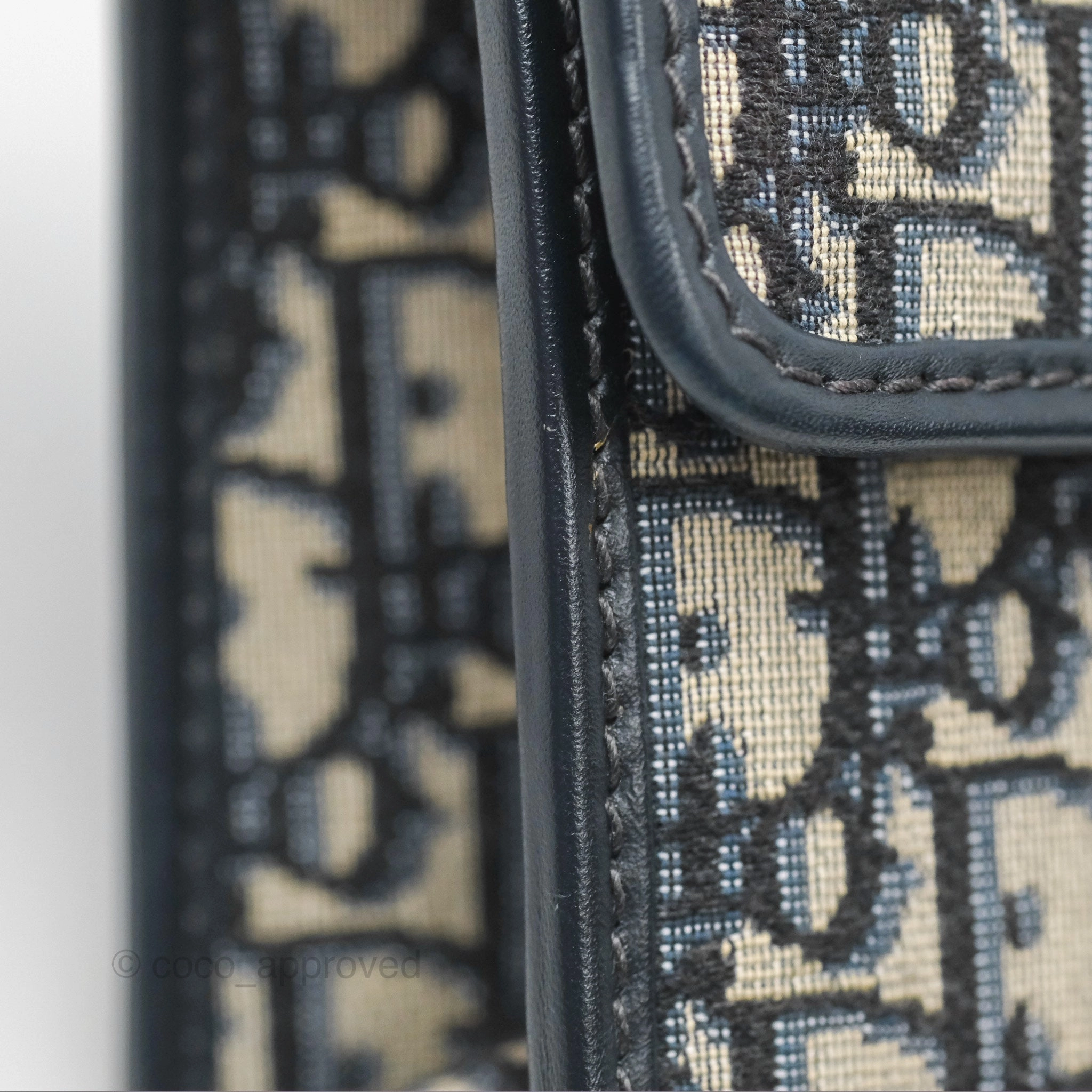 Dior 30 Montaigne Bag Blue Dior Oblique Jacquard