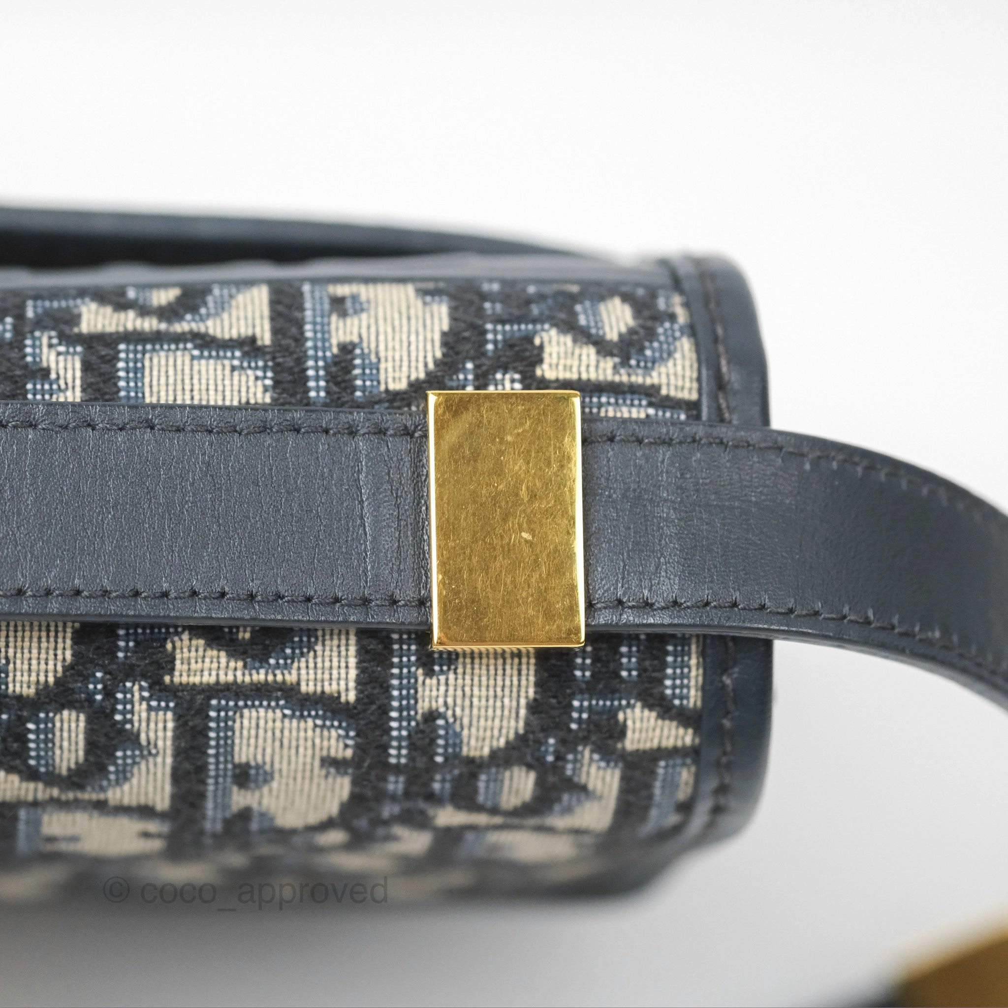 Dior 30 Montaigne Bag Blue Dior Oblique Jacquard