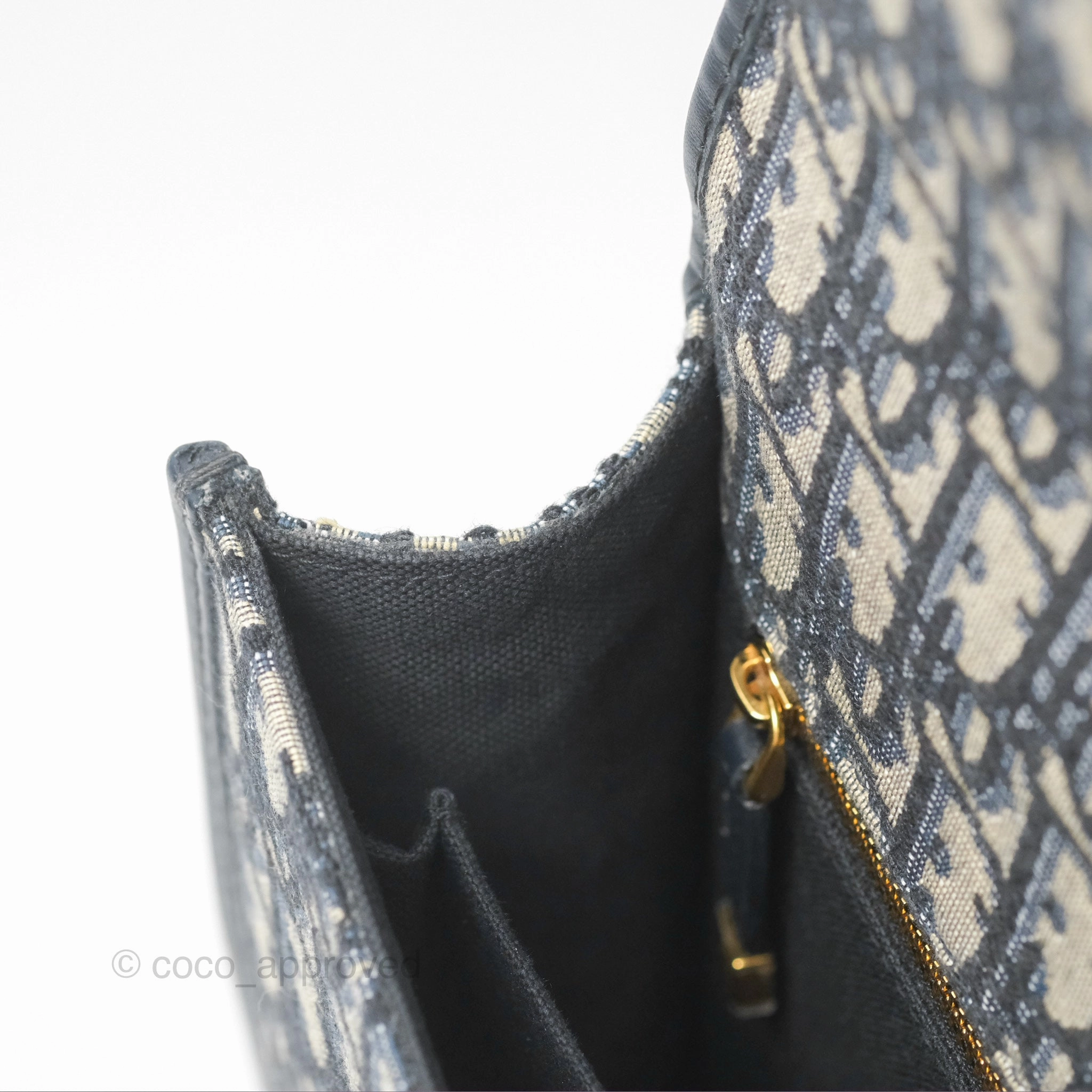 Dior 30 Montaigne Bag Blue Dior Oblique Jacquard
