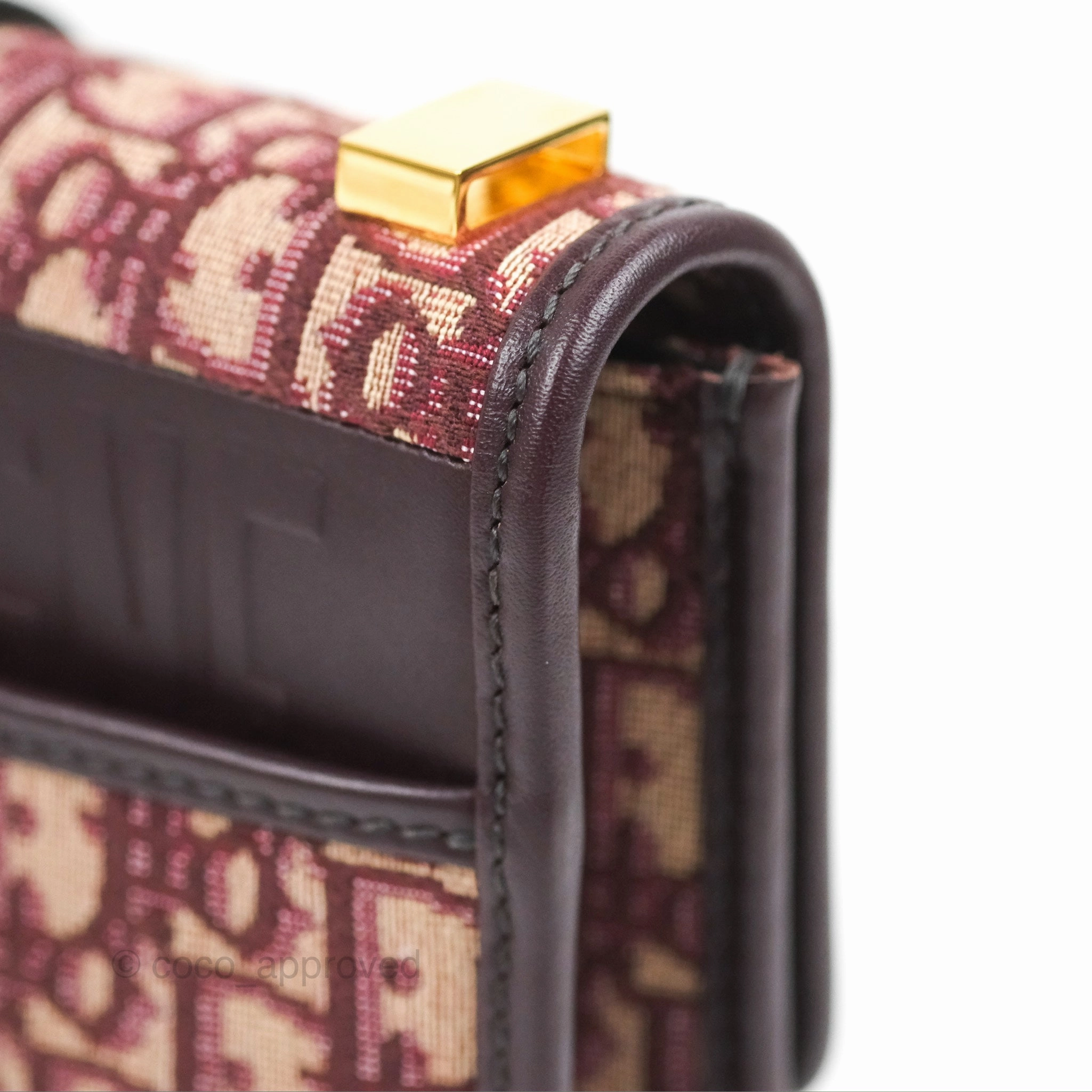 Dior 30 Montaigne Bag Red Dior Oblique Jacquard