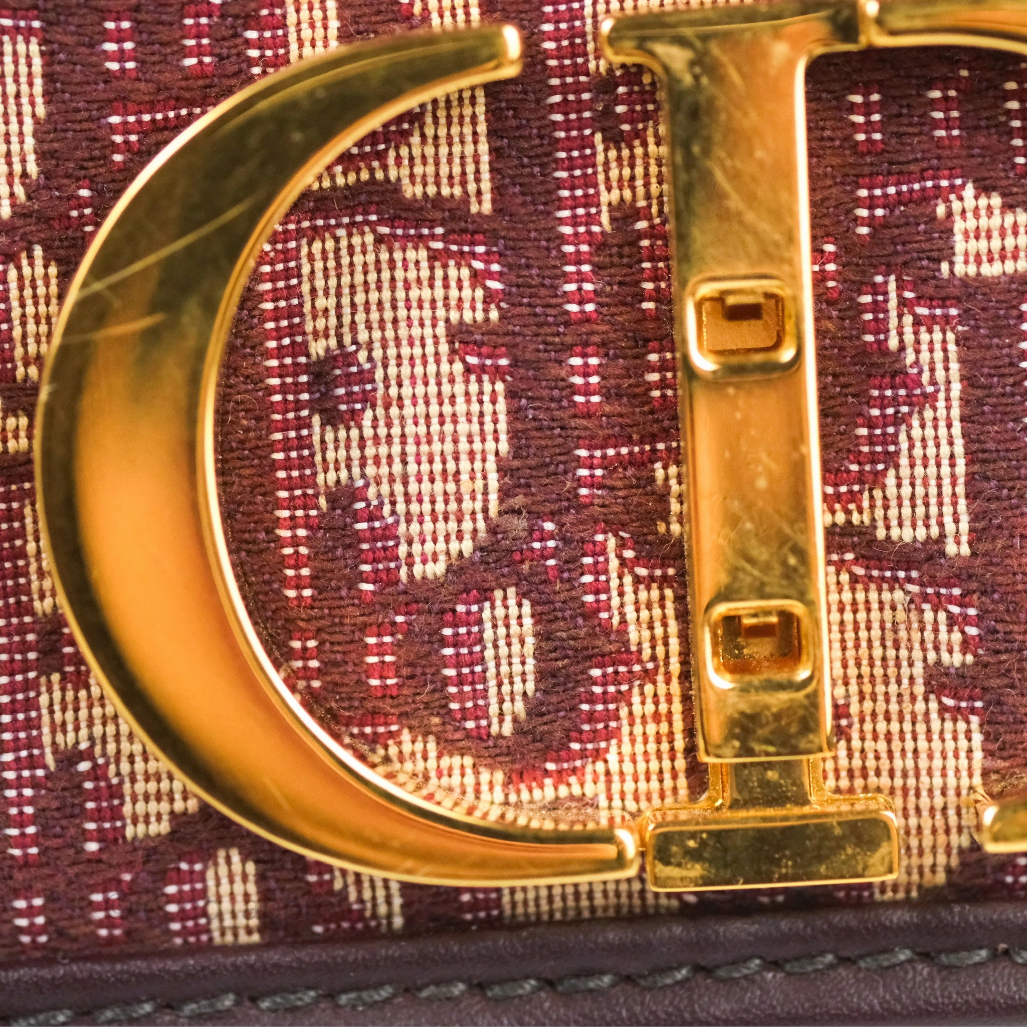 Dior 30 Montaigne Bag Red Dior Oblique Jacquard