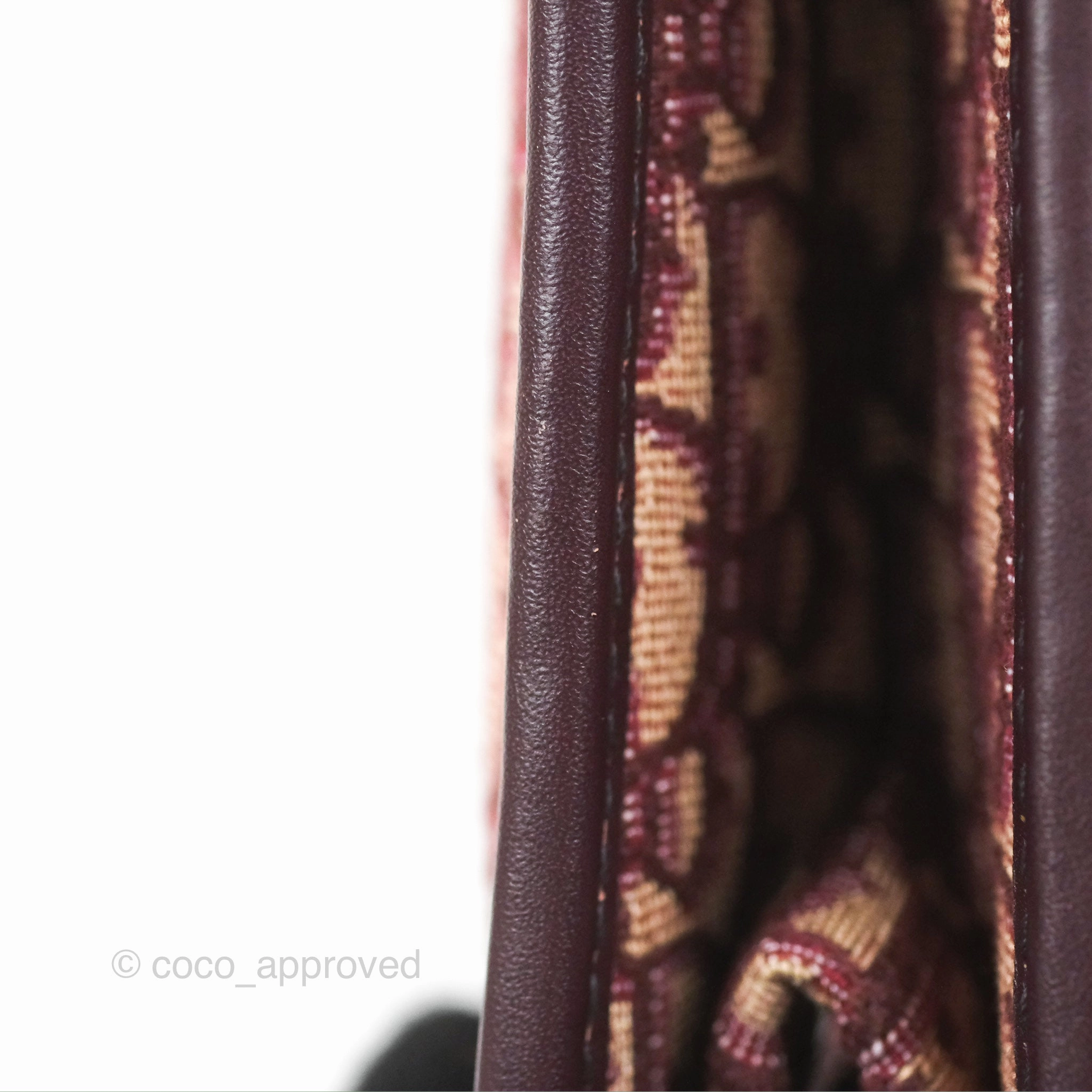 Dior 30 Montaigne Bag Red Dior Oblique Jacquard