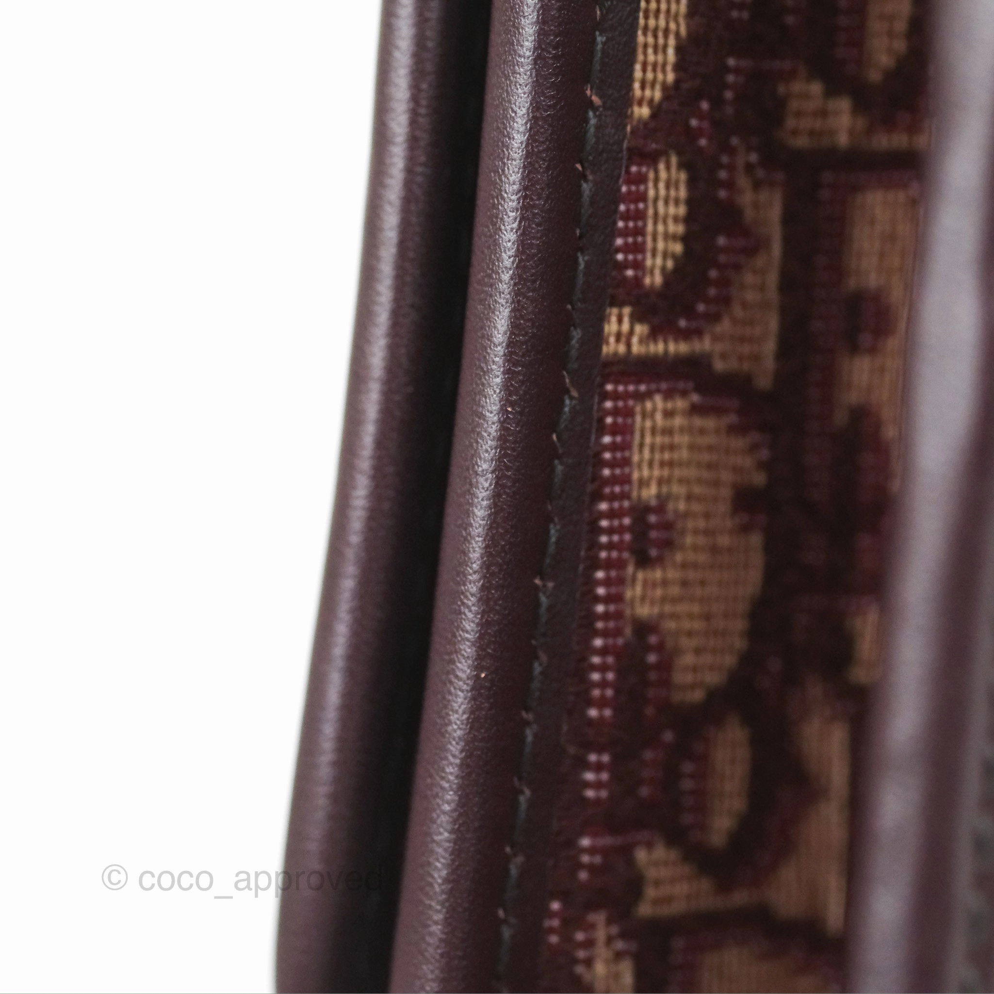 Dior 30 Montaigne Bag Red Dior Oblique Jacquard