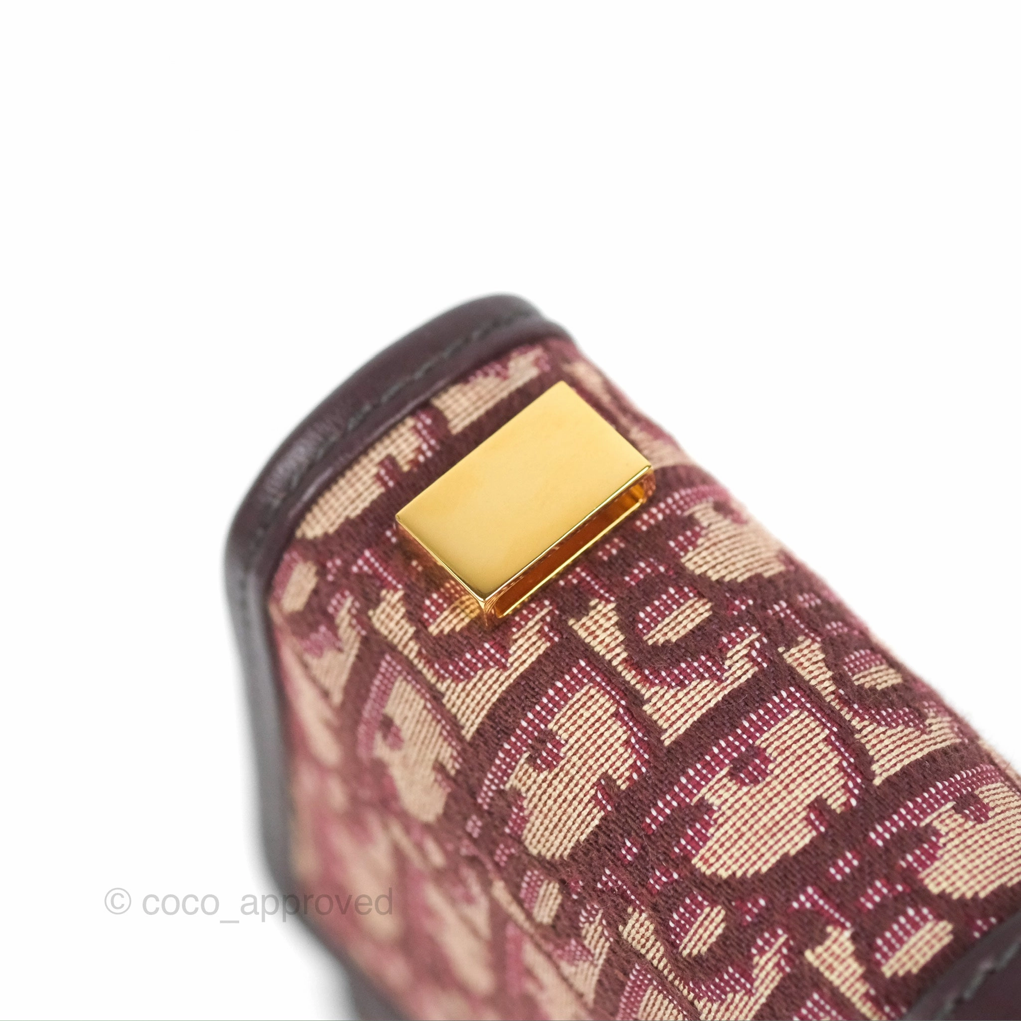 Dior 30 Montaigne Bag Red Dior Oblique Jacquard