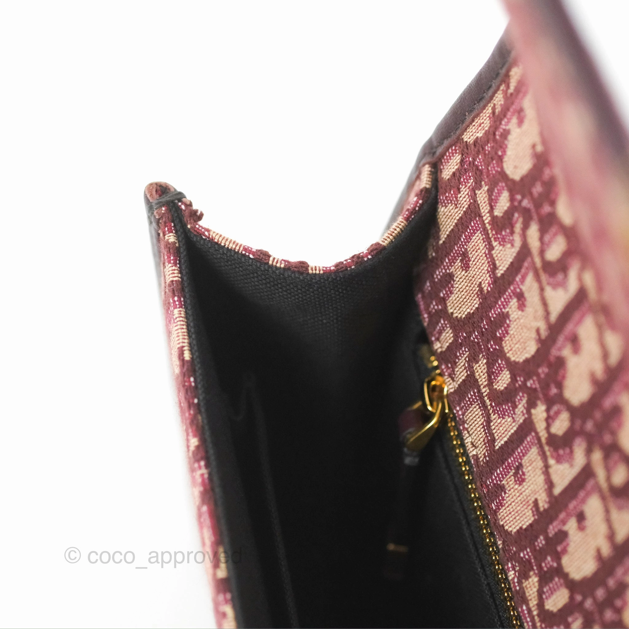 Dior 30 Montaigne Bag Red Dior Oblique Jacquard