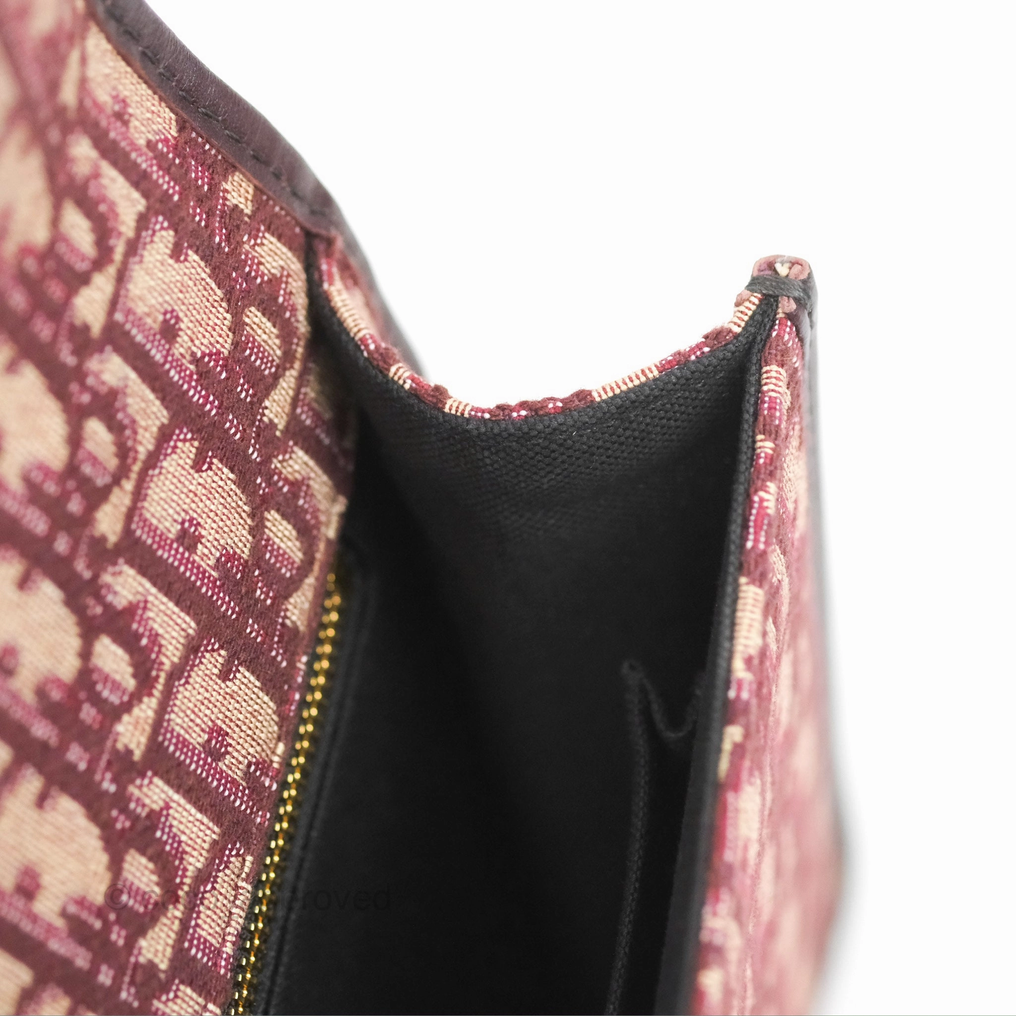 Dior 30 Montaigne Bag Red Dior Oblique Jacquard