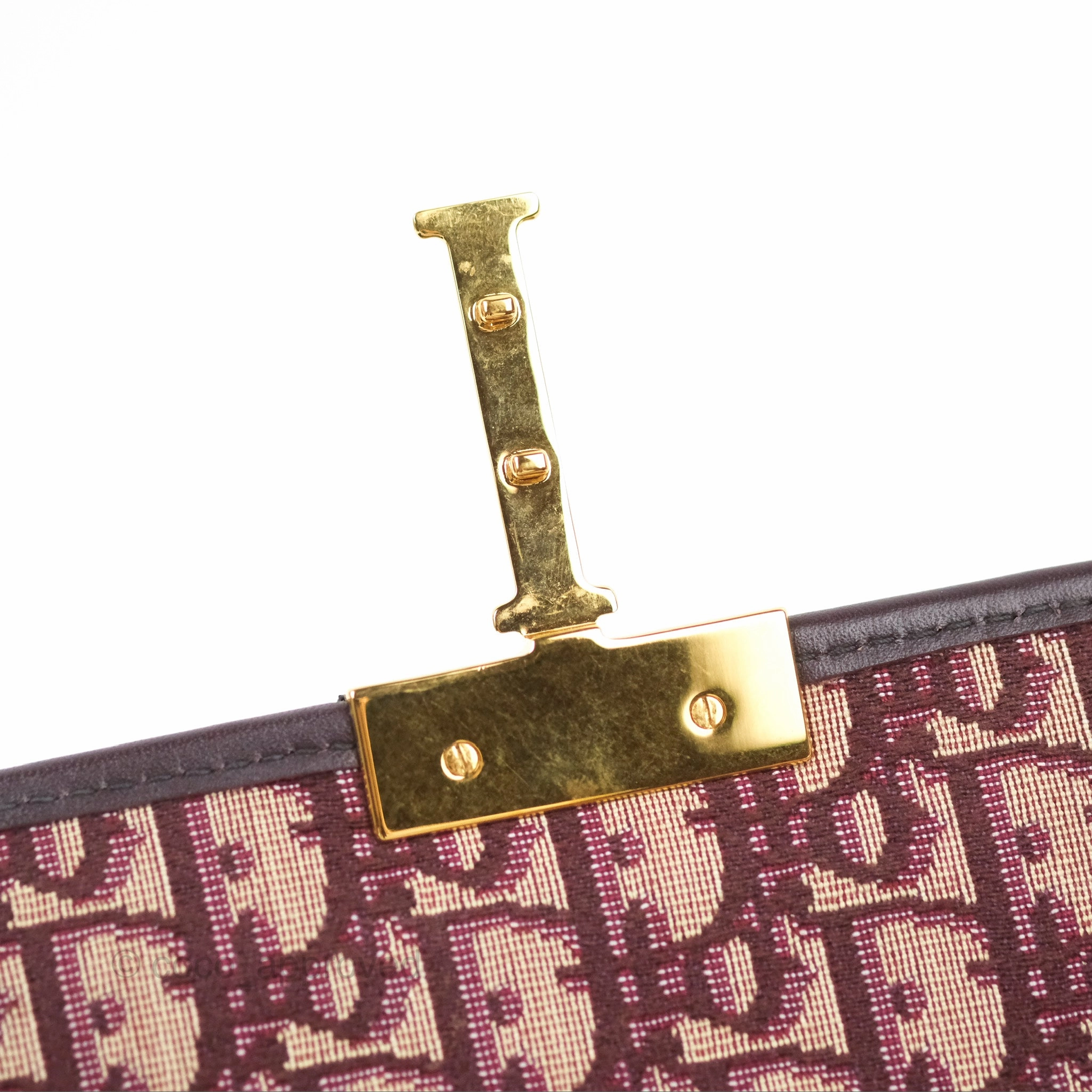 Dior 30 Montaigne Bag Red Dior Oblique Jacquard