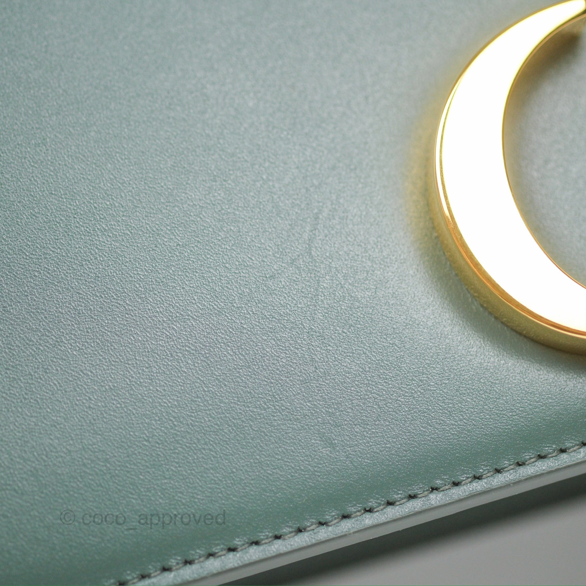 Dior 30 Montaigne Bag Teal Green Box Calfskin